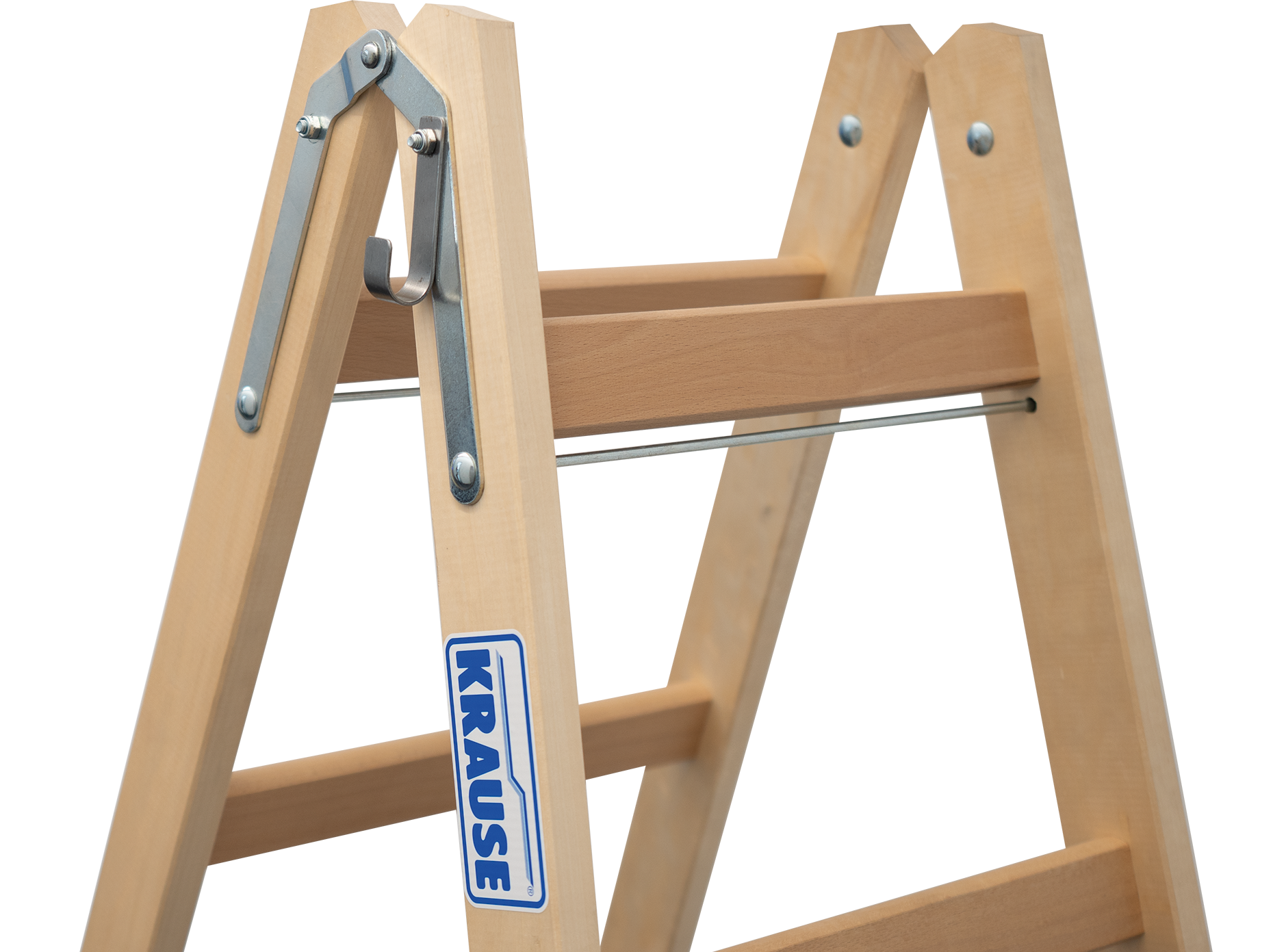 Krause Stabilo Holz Doppelleiter, 2x7 Sprossen Krause Stabilo Holz Doppelleiter, 2x7 Sprossen