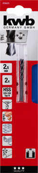 209625-300 Kwb HSS-Spiralbohrer 2,5 mm