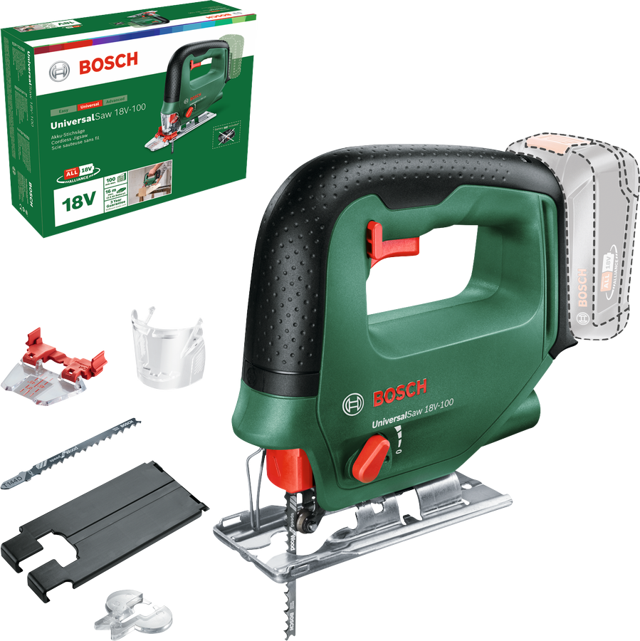 Bosch Akku-Pendelhubstichsäge UniversalSaw 18V-100, Solo Bosch Akku-Pendelhubstichsäge UniversalSaw 18V-100, Solo