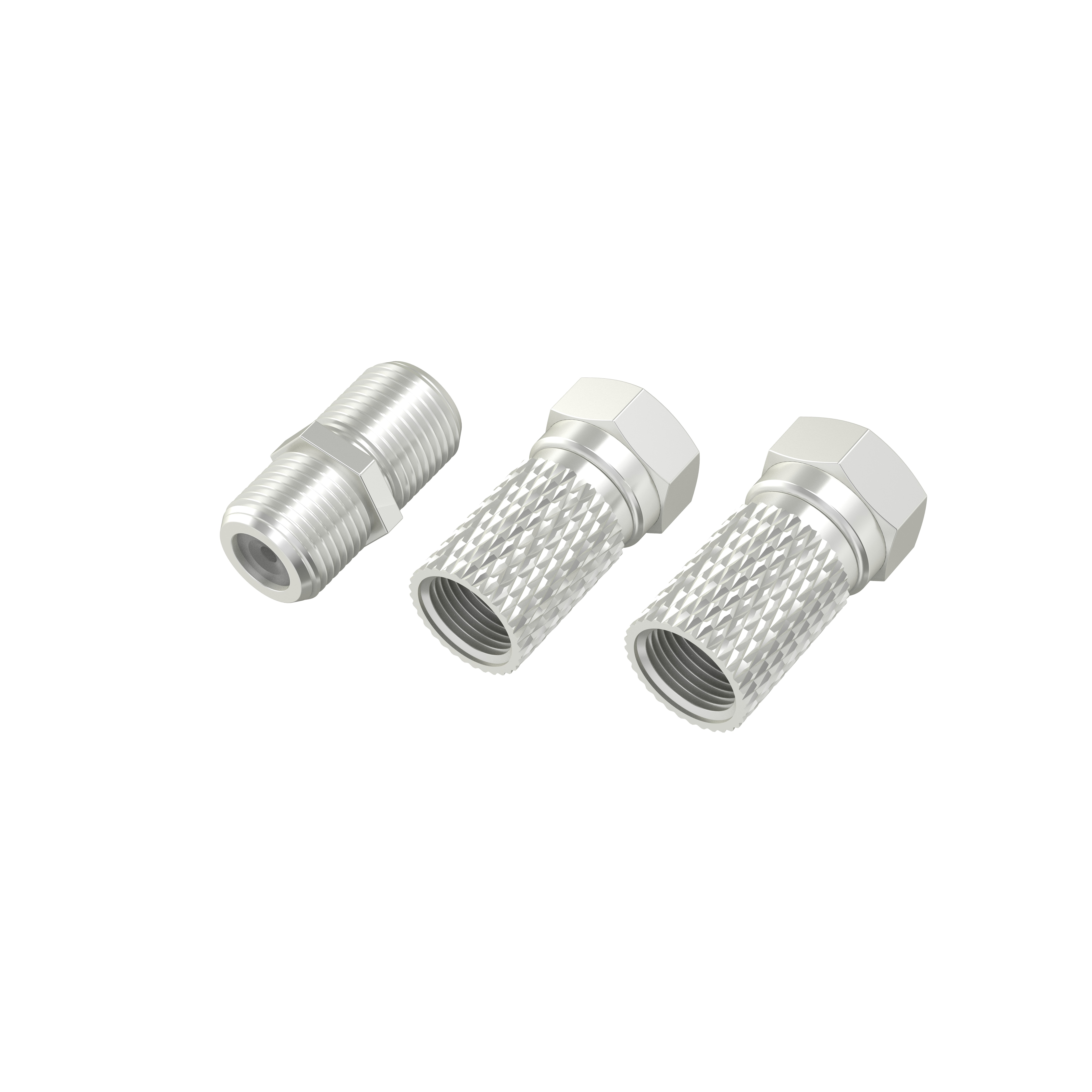 812873 Hama SAT-Adapter-SET, 2x F-STECKER UND ADAPTER