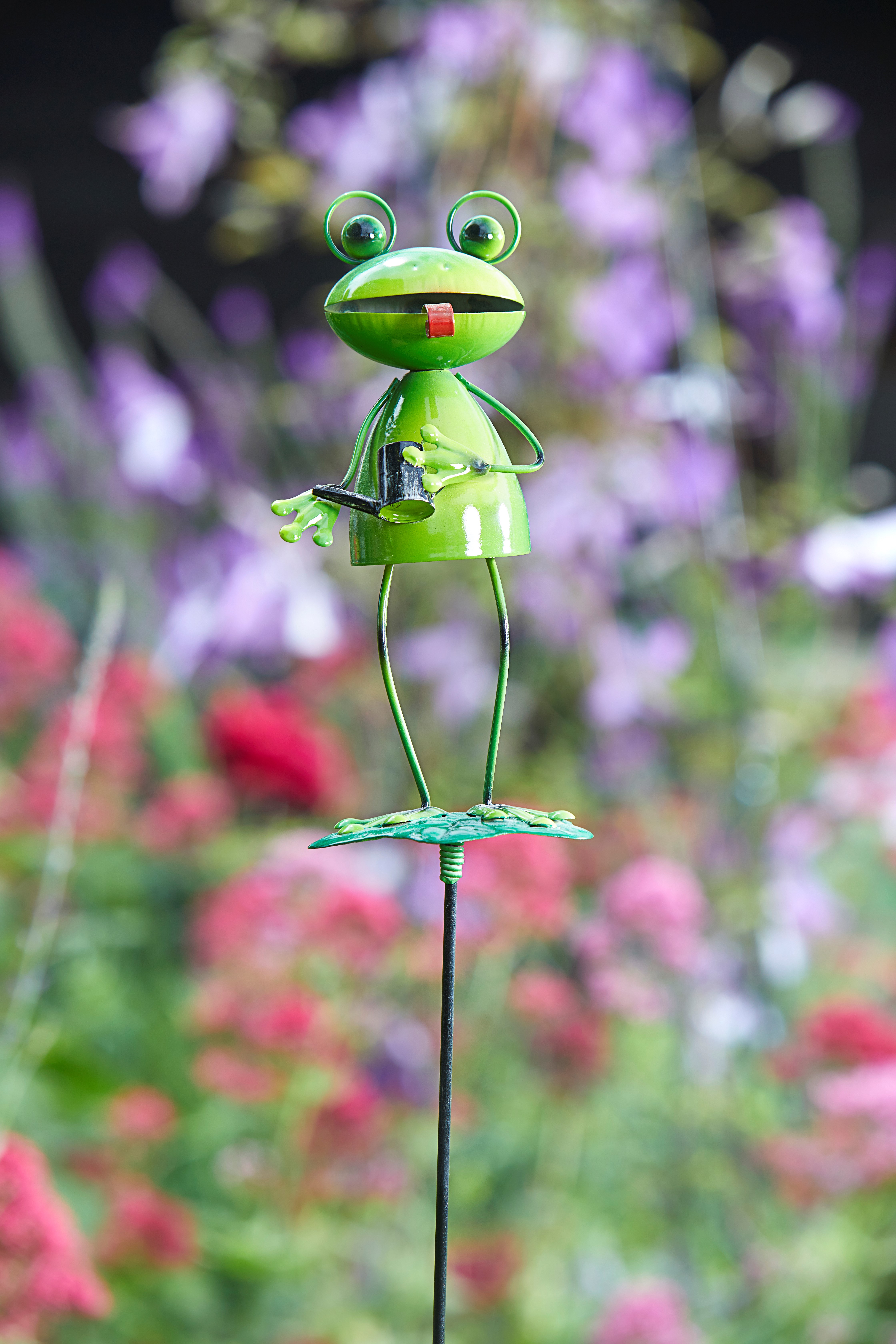 Gartenstab Frosch sortiert