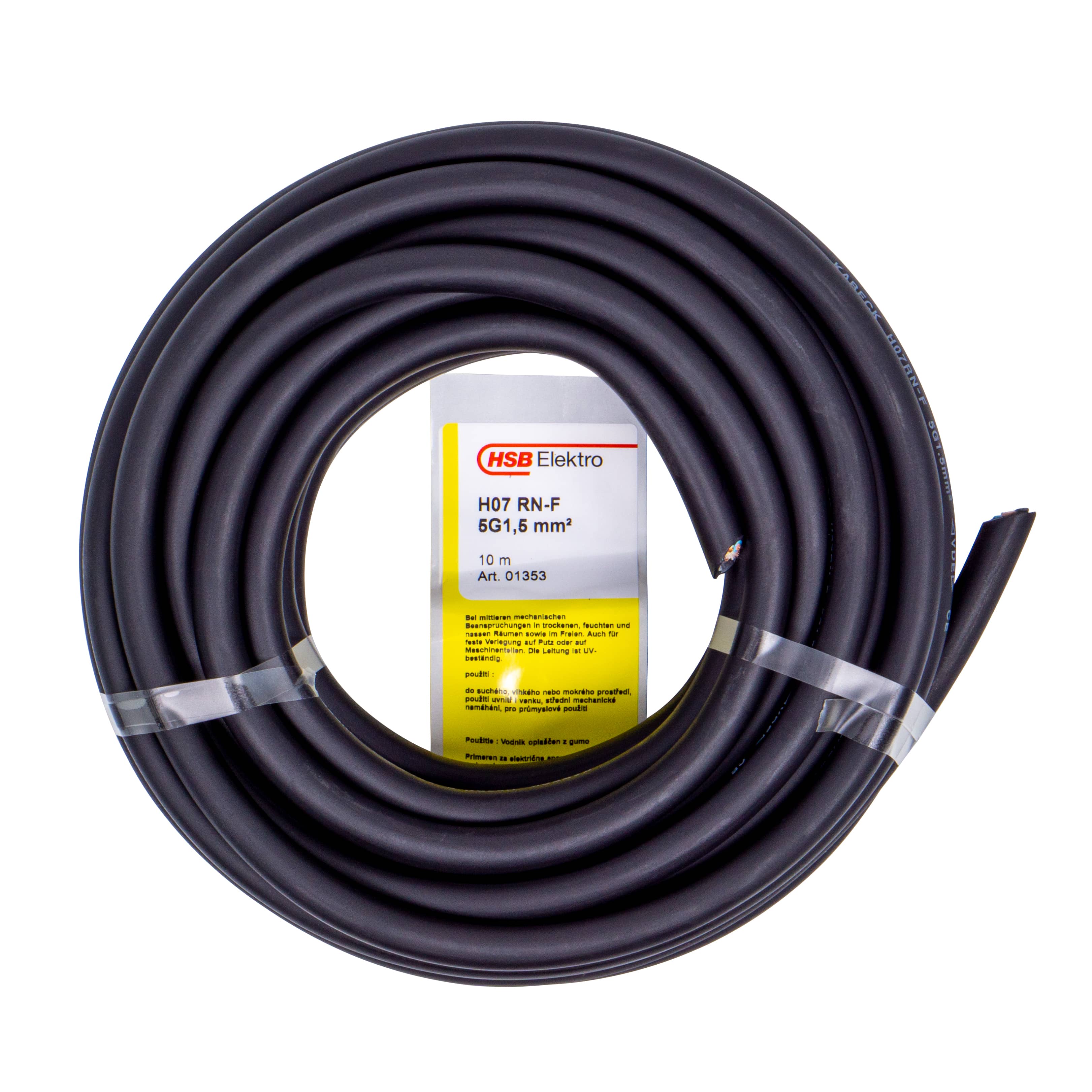 370462vXZQigFcehQGH GUMMILEITUNG H07RN-F 5G1,5MM²,10M,SW