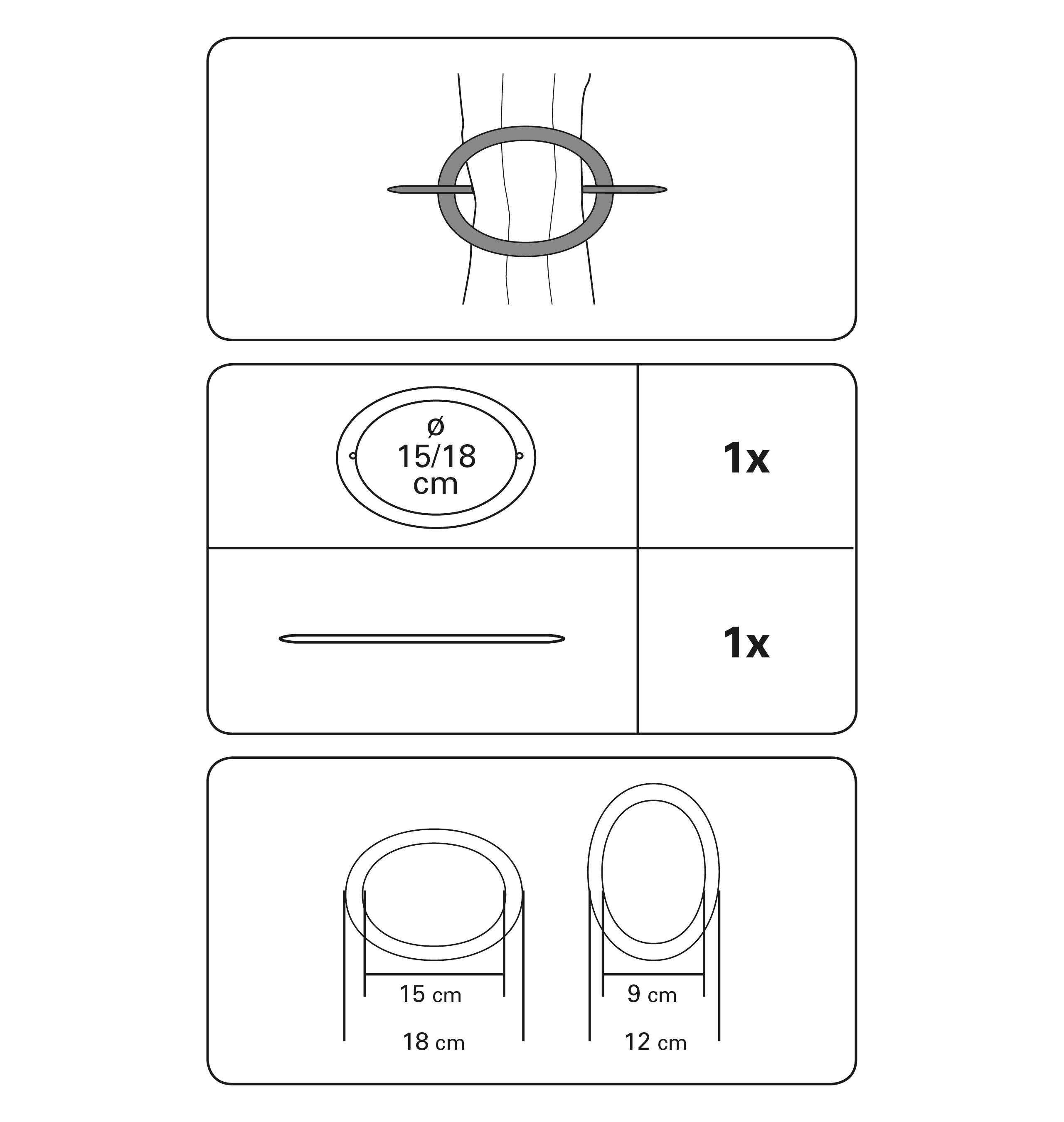 272925_02 GARDINIA DEKORING OVAL KST. SILBER-MATT