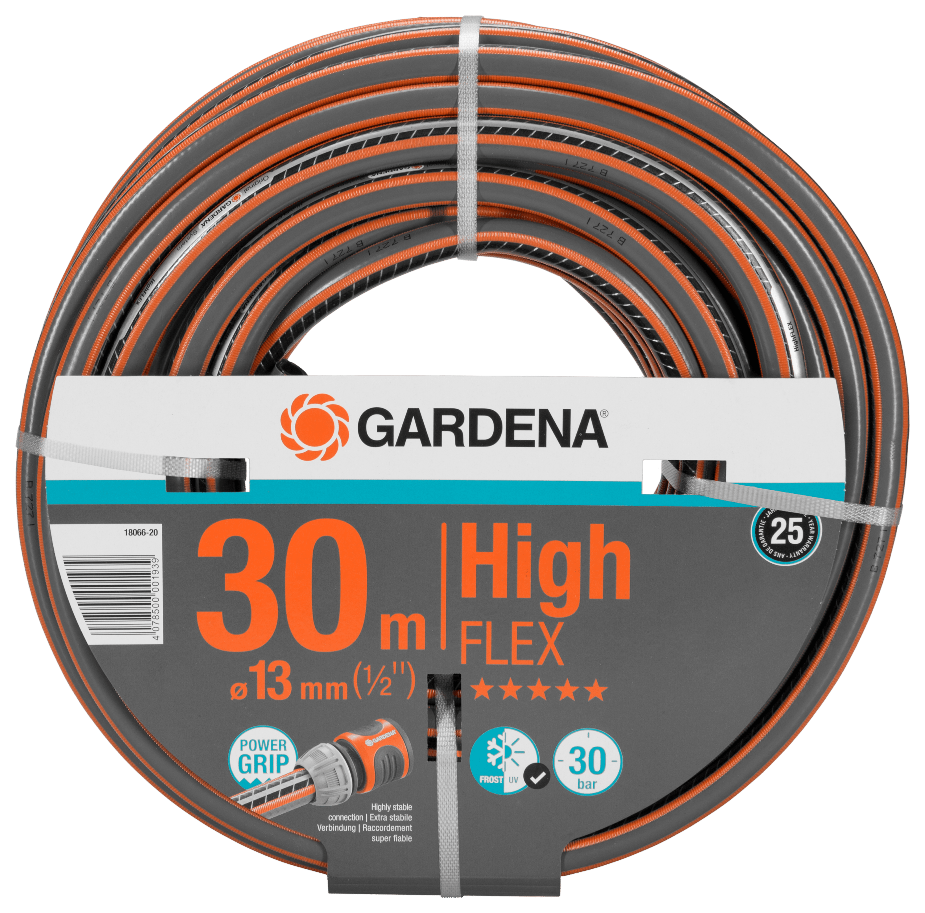 Gardena Comfort Highflex Schlauch 13mm, 1/2", 30m