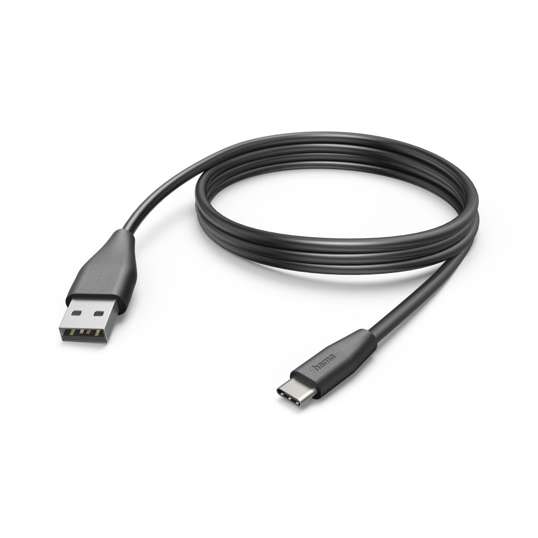 Hama USB-Kabel, USB-A - USB-C, 3 m, schwarz Hama USB-Kabel, USB-A - USB-C, 3 m, schwarz