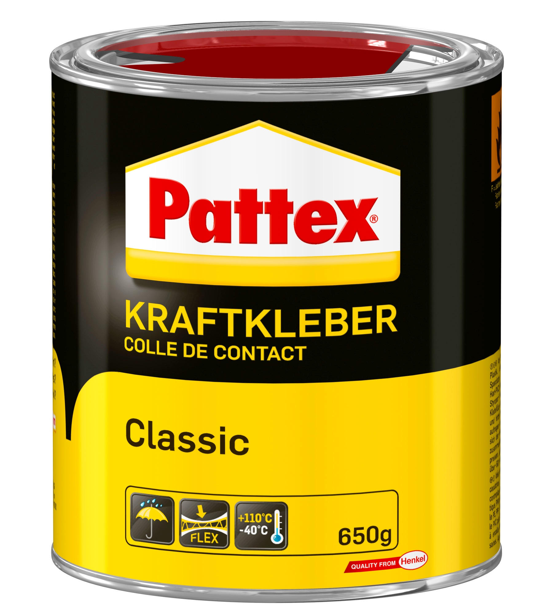 4015000071062 Pattex Kraftkleber Classic hochwärmefest, 650 g