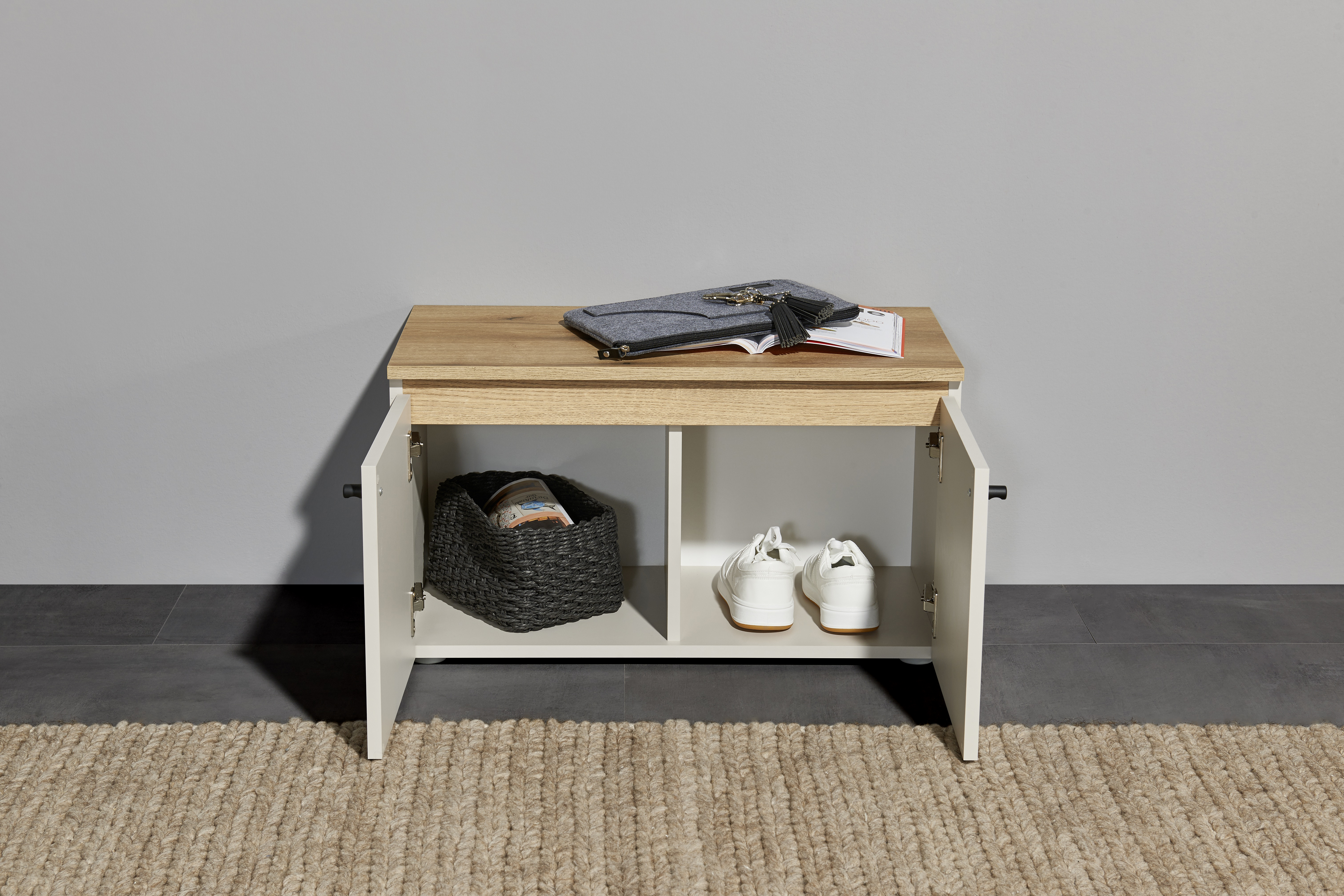 Bega Bank Lime, B/H/T ca. 70 x 45 x 38 cm