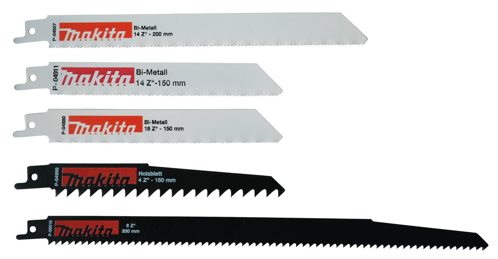 Makita Reciprosägeblatt-Set, 5-tlg. Makita Reciprosägeblatt-Set, 5-tlg.