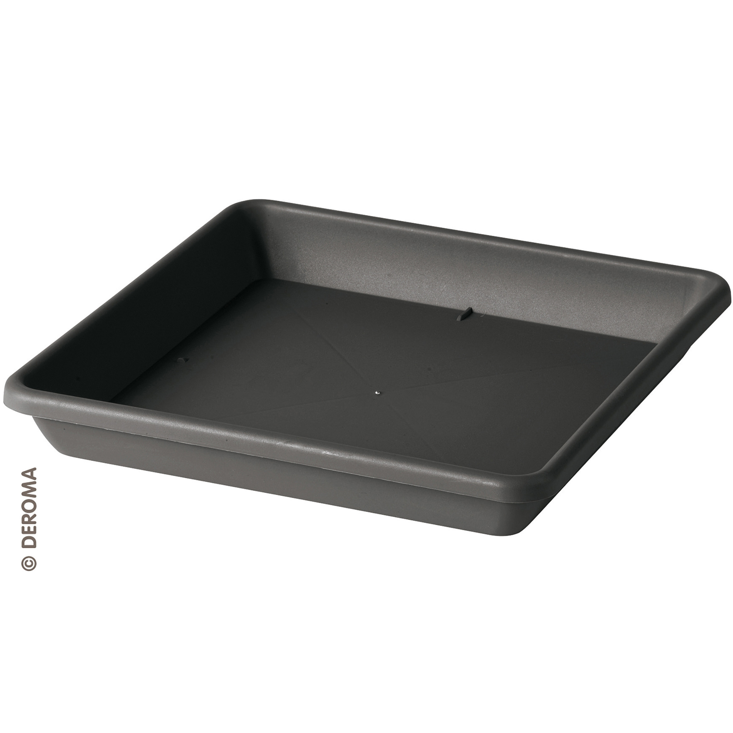 Deroma Untersetzer Quadro Day R 27cm Anthrazit