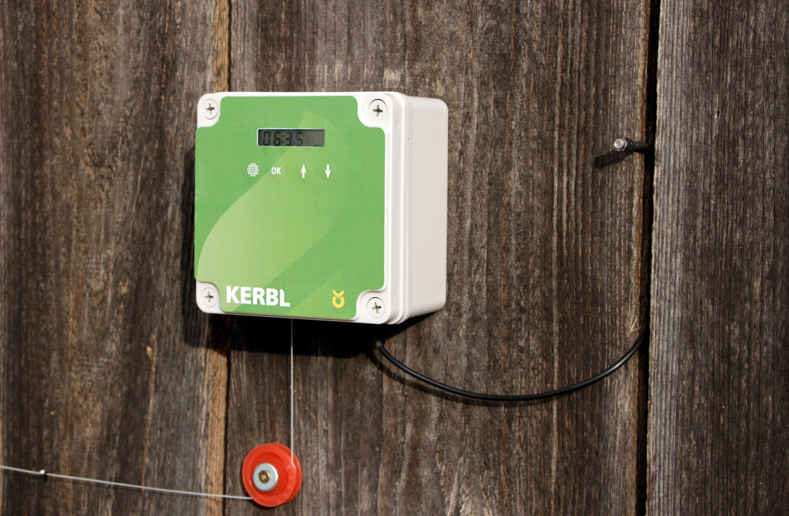 Kerbl Automatische Hühnertür mit Schiebetür 300x400mm, verpackt