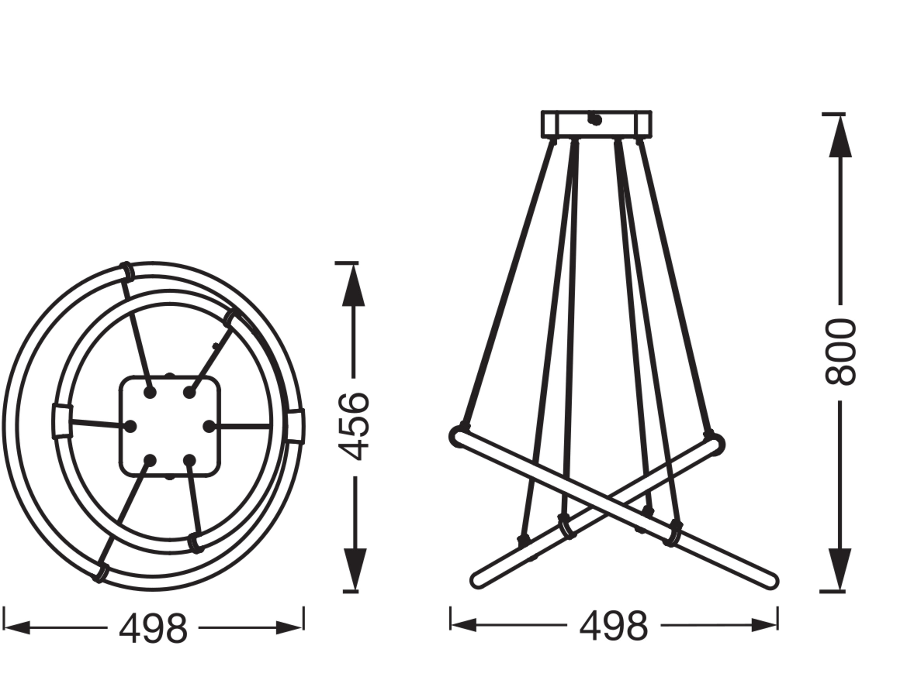 Osram Decor Celestio Pendelleuchte, 21W, Warmweiß