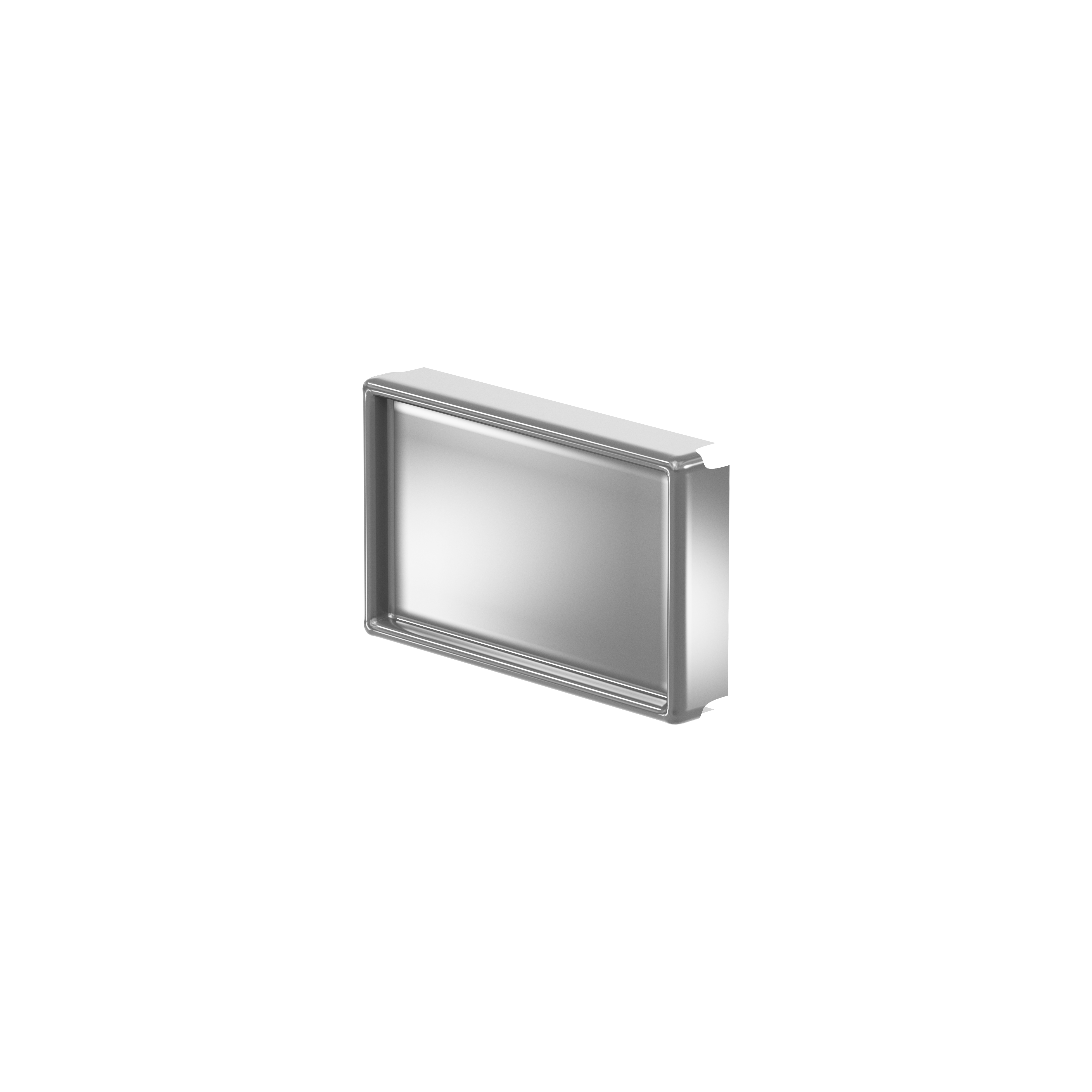 Sarei Enddeckel für SDF-Kastenrinne "piccolo", Alu-natur, RG 70 Sarei Enddeckel für SDF-Kastenrinne "piccolo", Alu-natur, RG 70