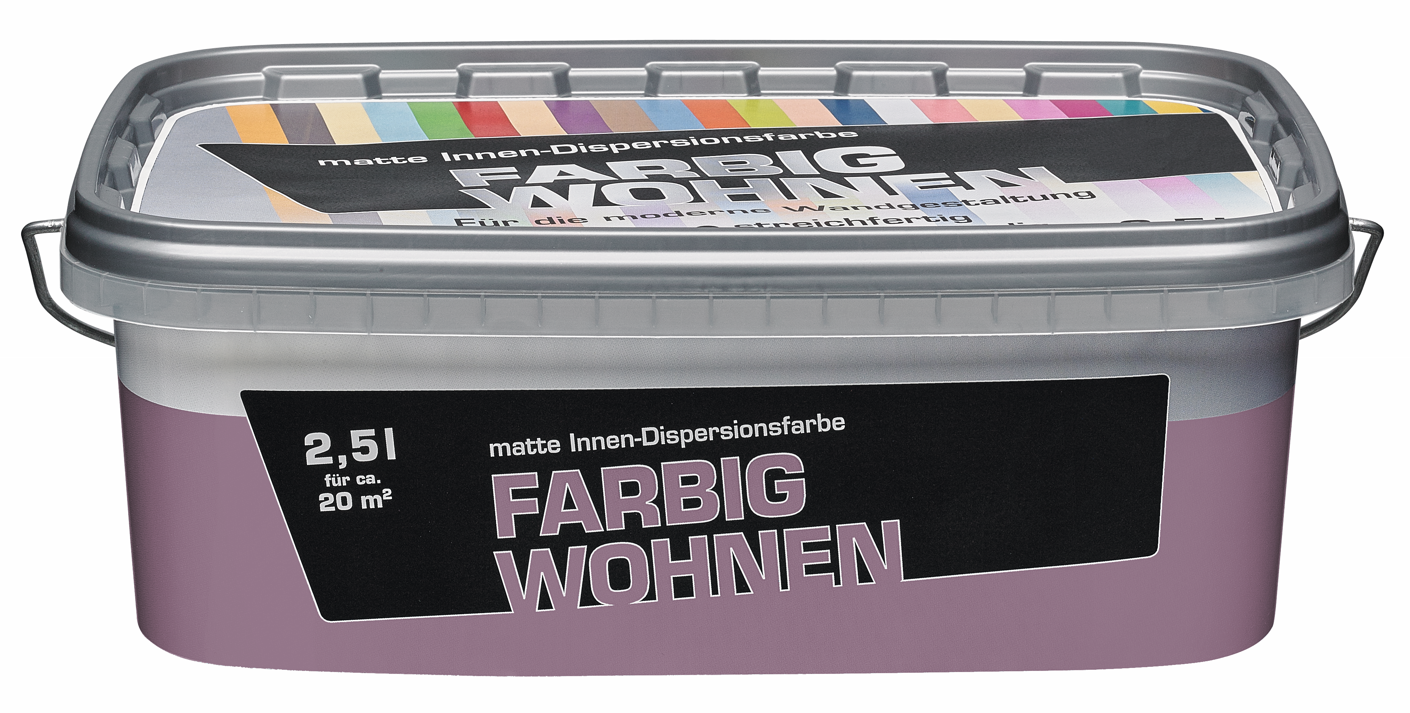 Super Nova Farbig Wohnen Hortensie Matt, 2,5 L