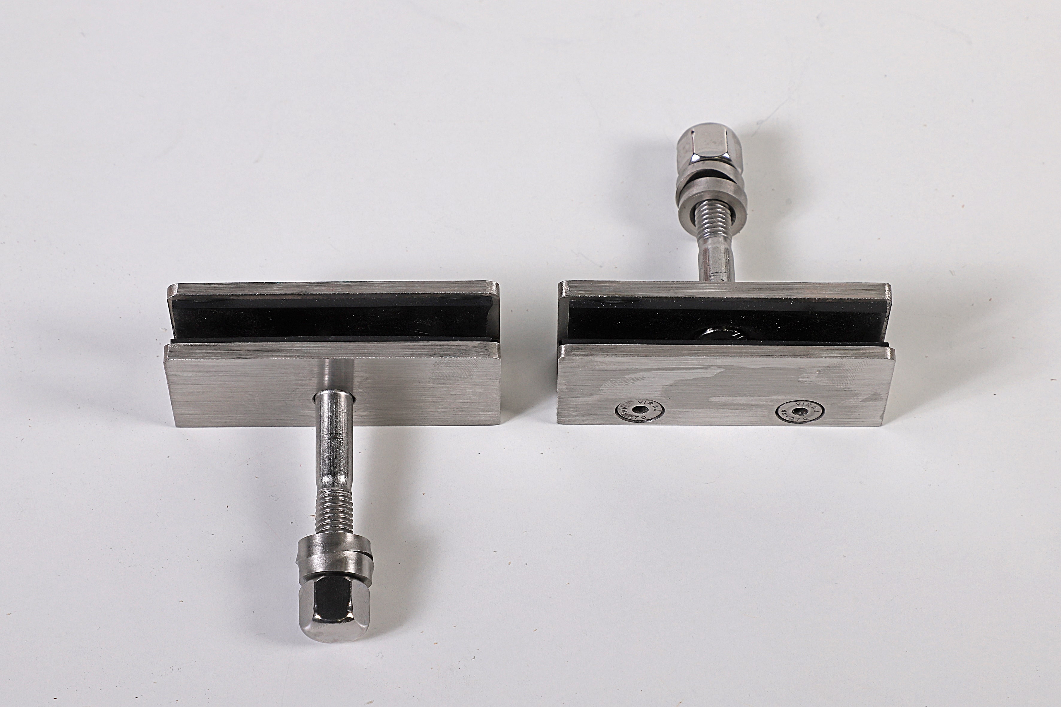 Dieda 2 Universal-Glashalter V4A 8 mm
