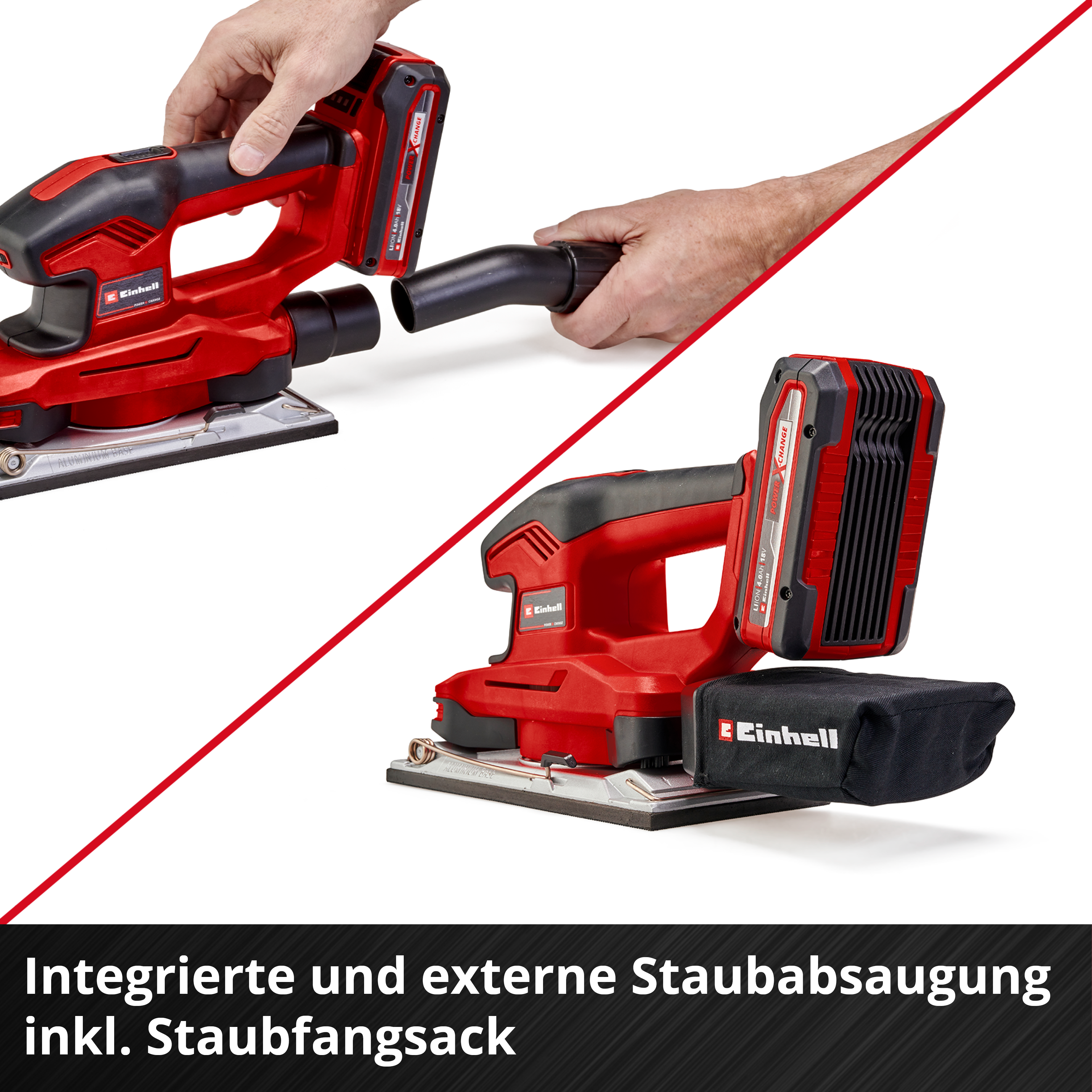 Einhell Akku-Schwingschleifer TE-OS 18/230 Li Solo