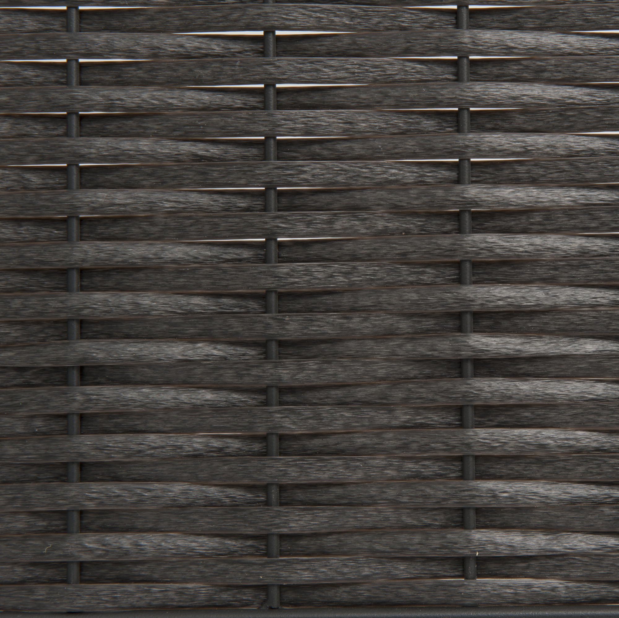 Windhager Beeteinfassung PVC Rattan, 100 x 25/35 cm