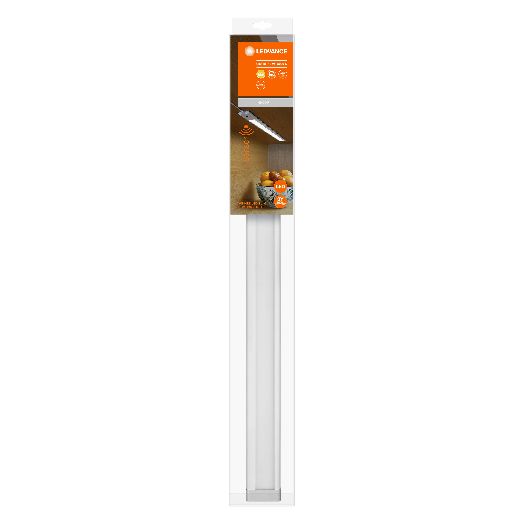 LEDVANCE Unterbauleuchte Cabinet LED Slim Sensor, 500 mm, 18W LEDVANCE Unterbauleuchte Cabinet LED Slim Sensor, 500 mm, 18W
