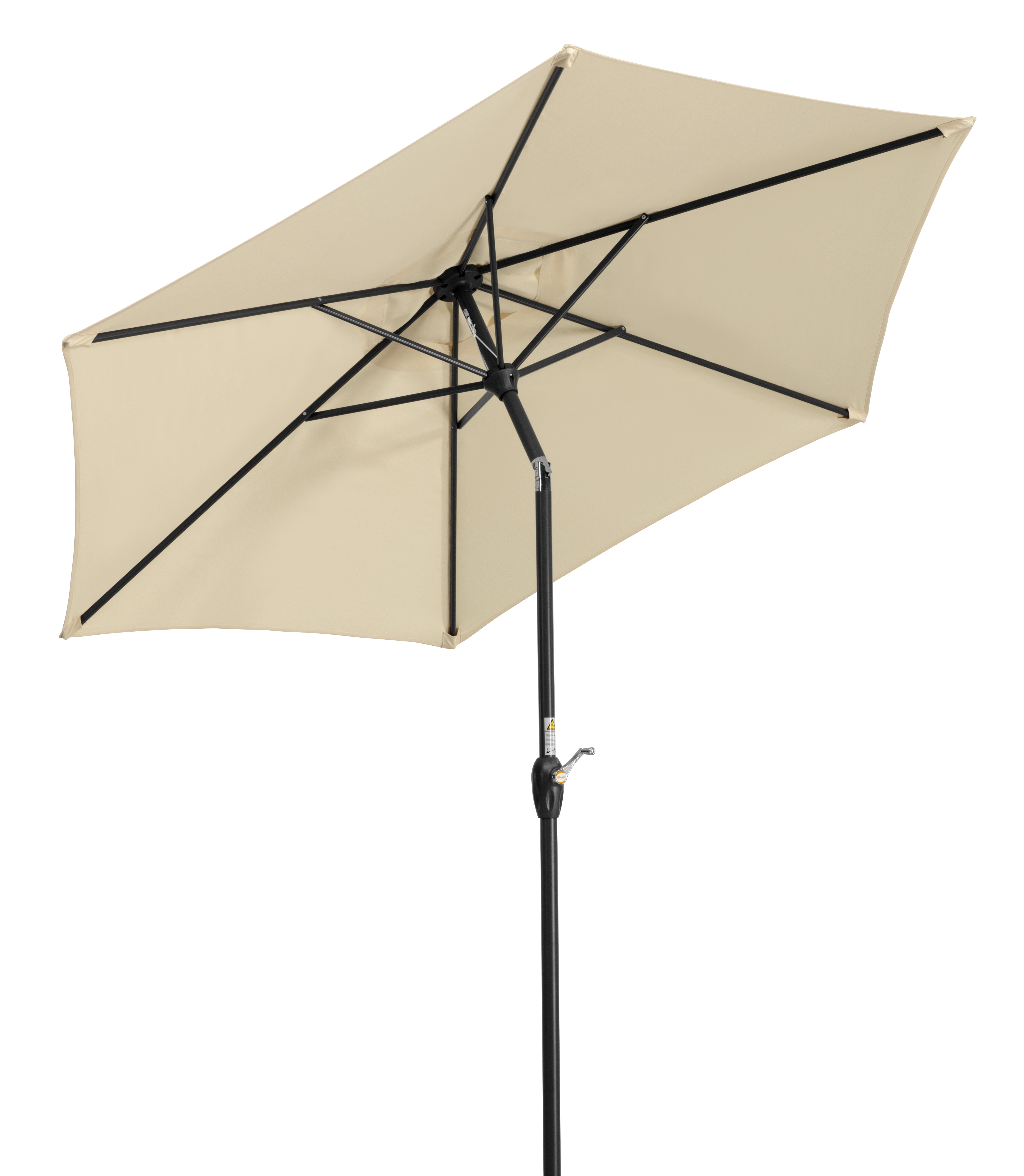 550310_6 Schneider Schirm "Bilbao", Ø 220 cm, natur