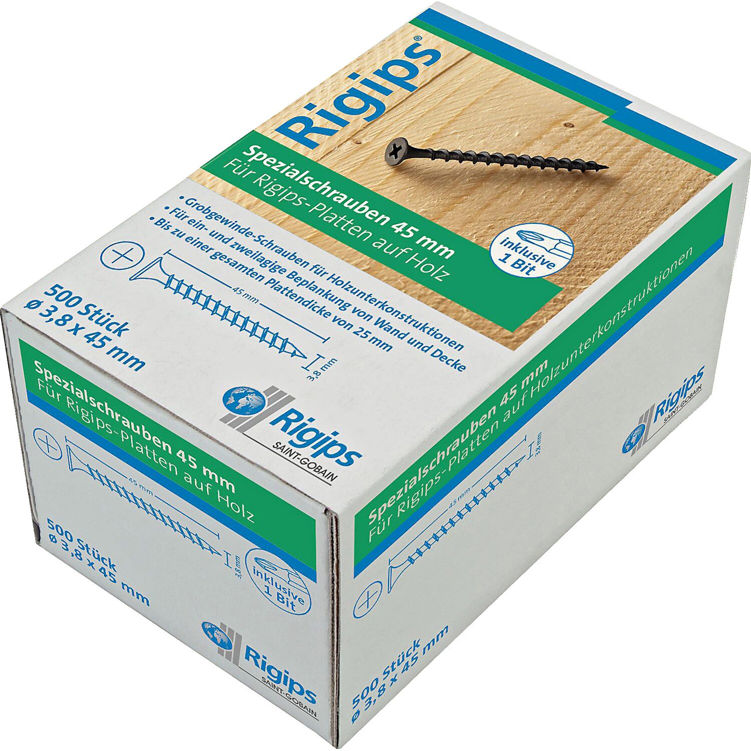 246833-Rigips-Spezialschraube-3-8-x-45-mm-500-St-ck Rigips Spezialschrauben, 3,8 x 45 mm