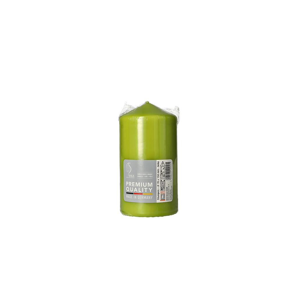 Gala Stumpenkerze 80/150, birke