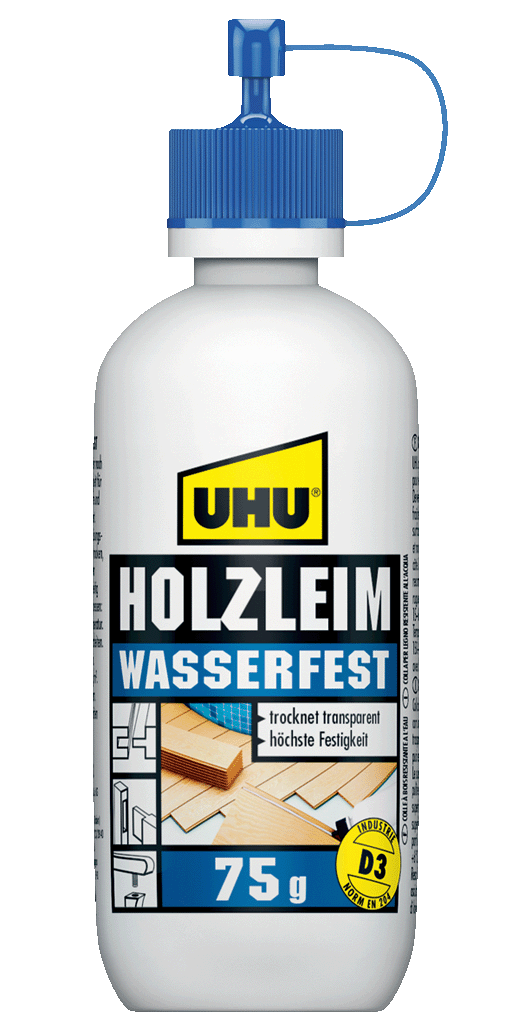 Uhu Holzleim Wasserfest, Flasche Uhu Holzleim Wasserfest, Flasche