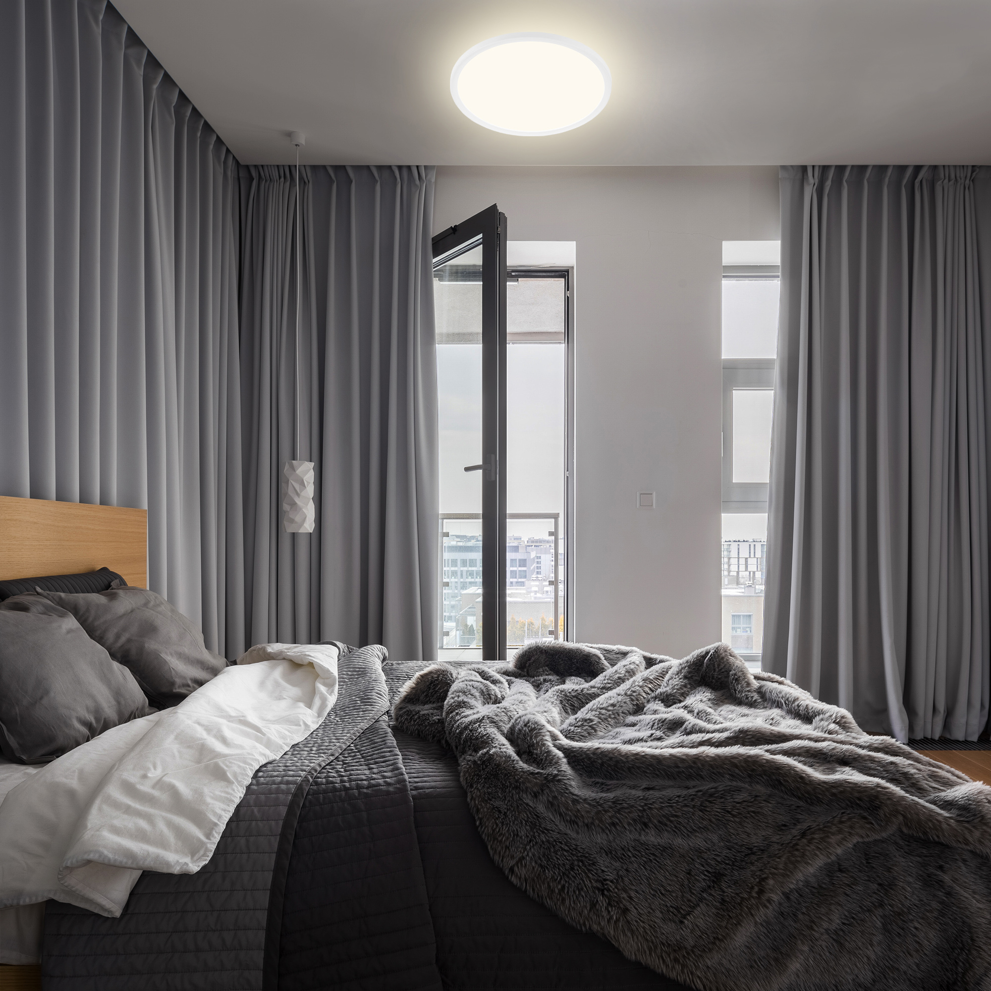 172673-4 Briloner Slim LED Deckenleuchte, 19 cm