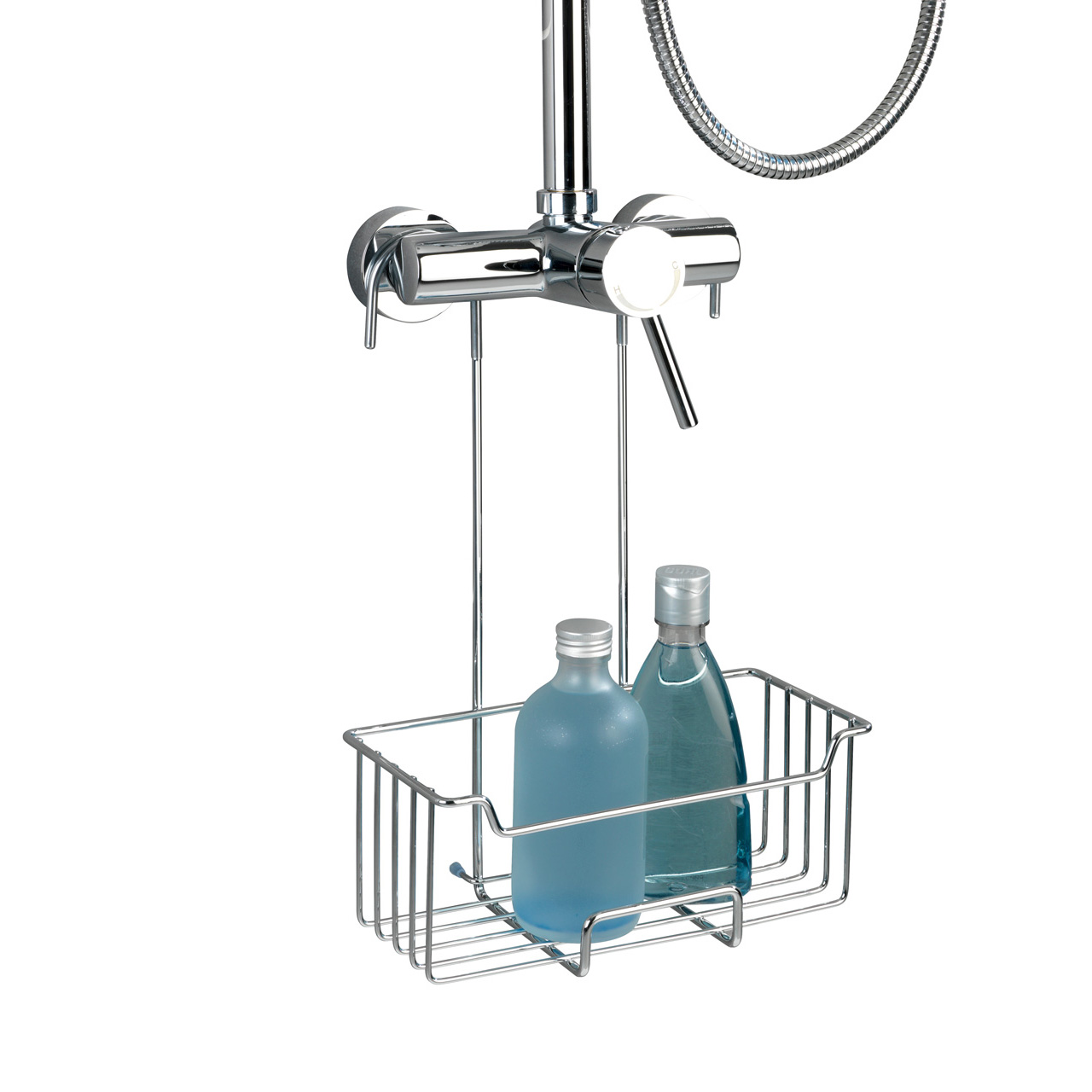 702589-Edelstahl-Thermostat-Dusch-Caddy-Milo_FS_07 WENKO MILO THERMOSTAT-DUSCH-CADDY