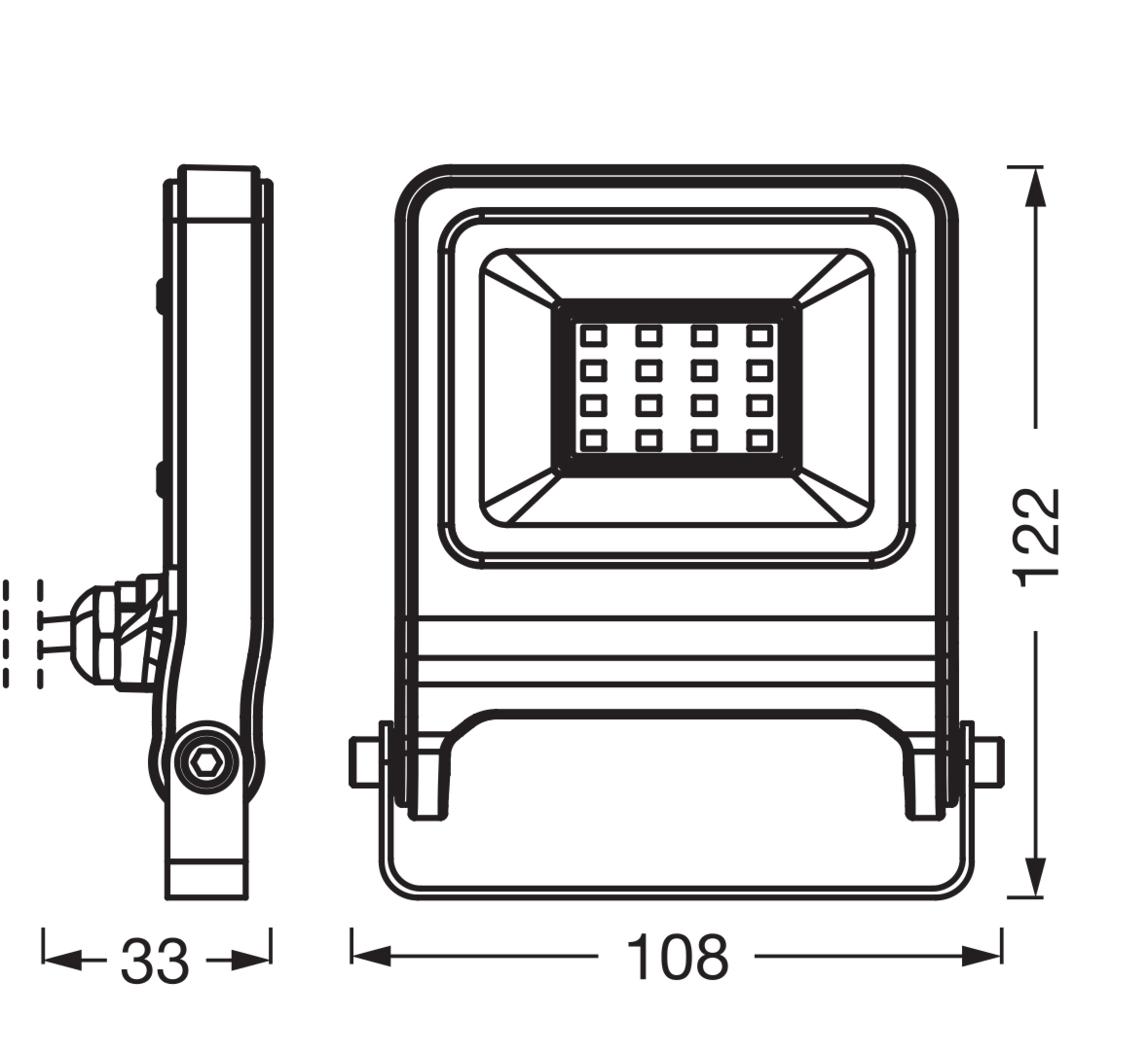 Osram LED Strahler Endura, 10W, Kaltweiß