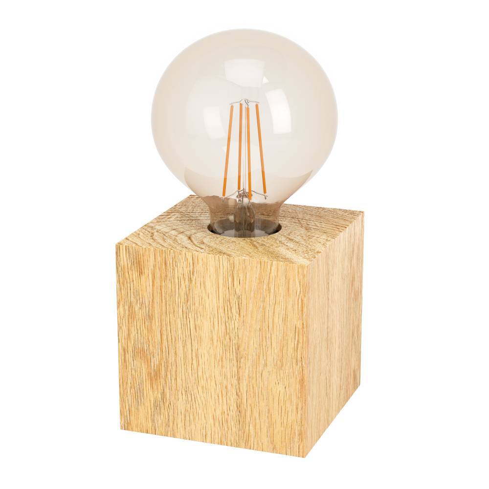 Eglo Tischleuchte PRESTWICK 2, holz braun