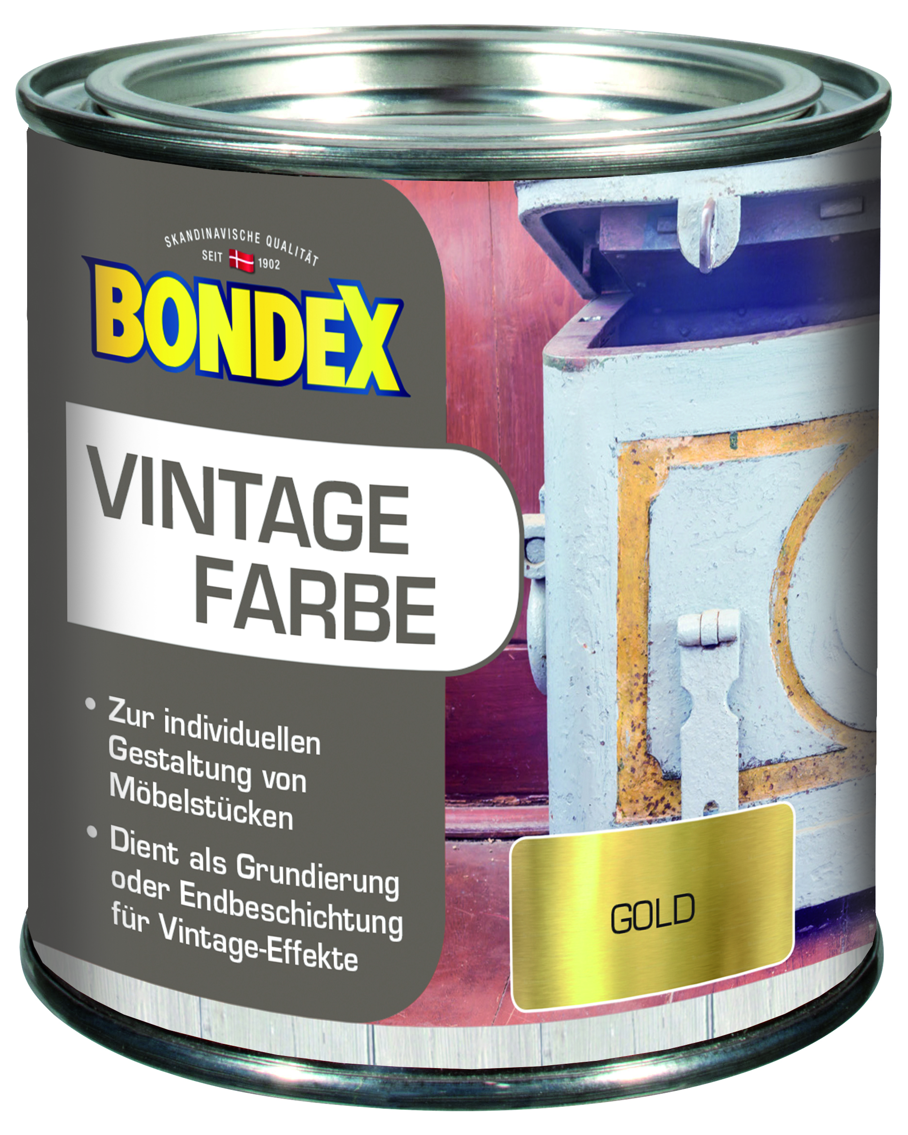 8716242841463 Bondex Vintage Farbe Gold, 375ml