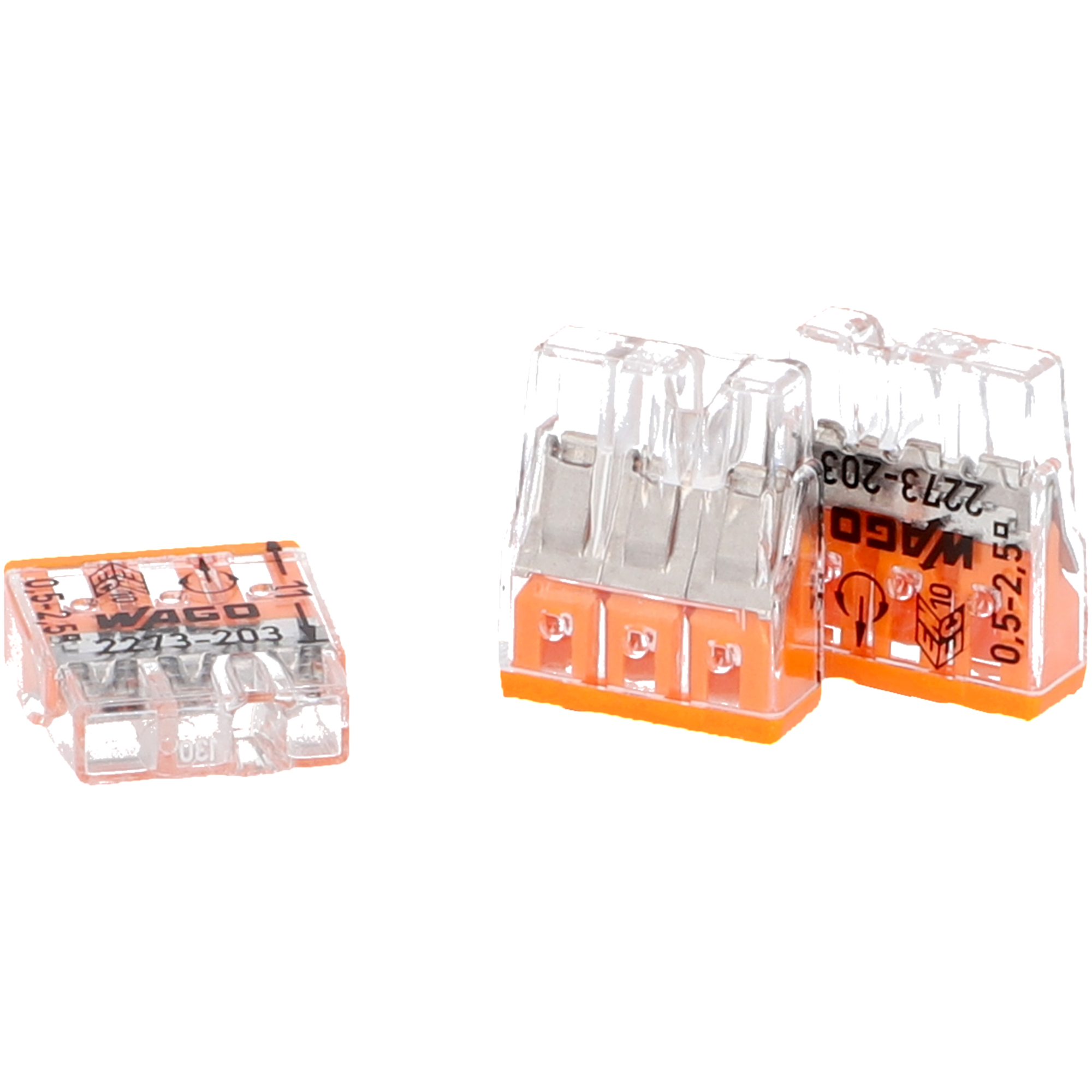 Wago Dosenklemme Compact 3-fach 0,5-2,5mm², 3x Wago Dosenklemme Compact 3-fach 0,5-2,5mm², 3x