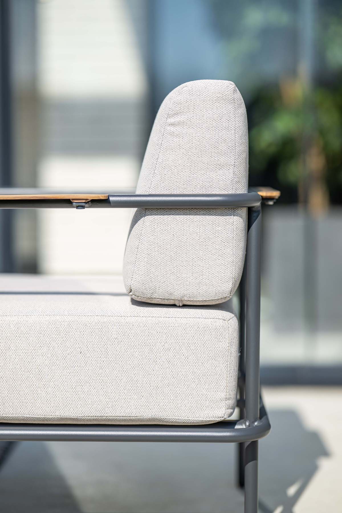 Garden Impressions Lounge-Set Lisboa 4-Teilig, sand/teak Look