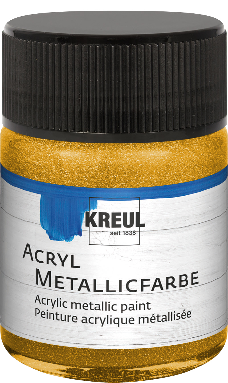 Kreul Acryl Metallicfarbe Gold, 50 ml Kreul Acryl Metallicfarbe Gold, 50 ml
