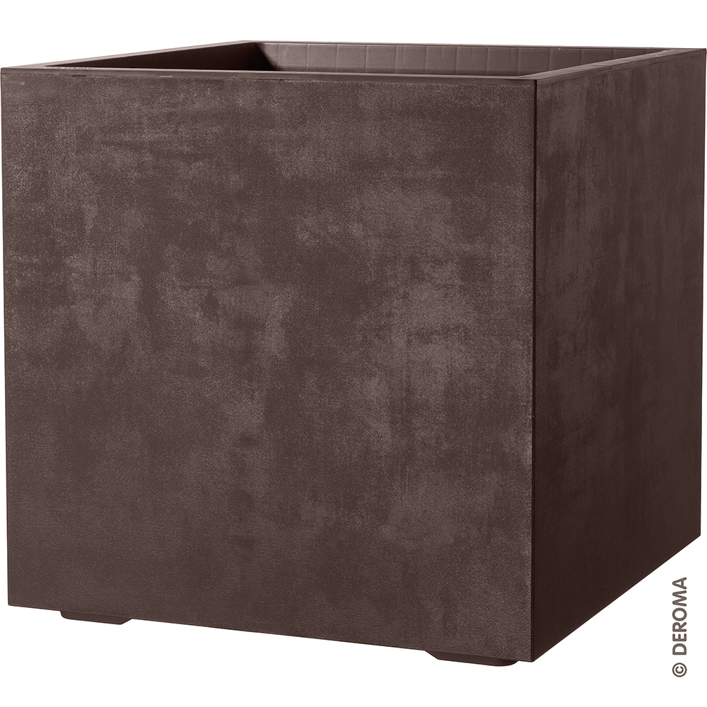 Deroma Pflanztopf Quadro Millenium R, brownstone