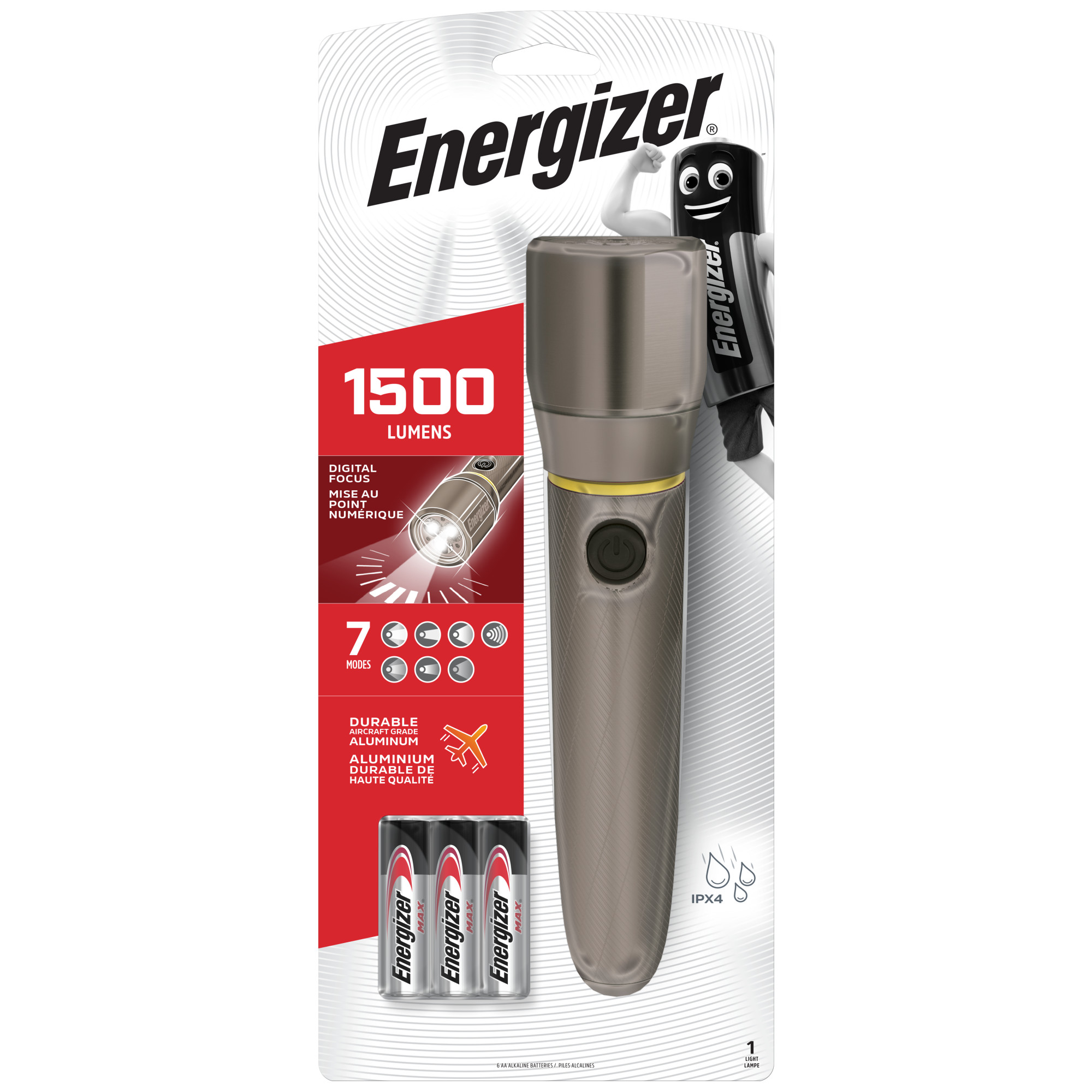 Energizer Taschenlampe Vision HD metal 6AA 