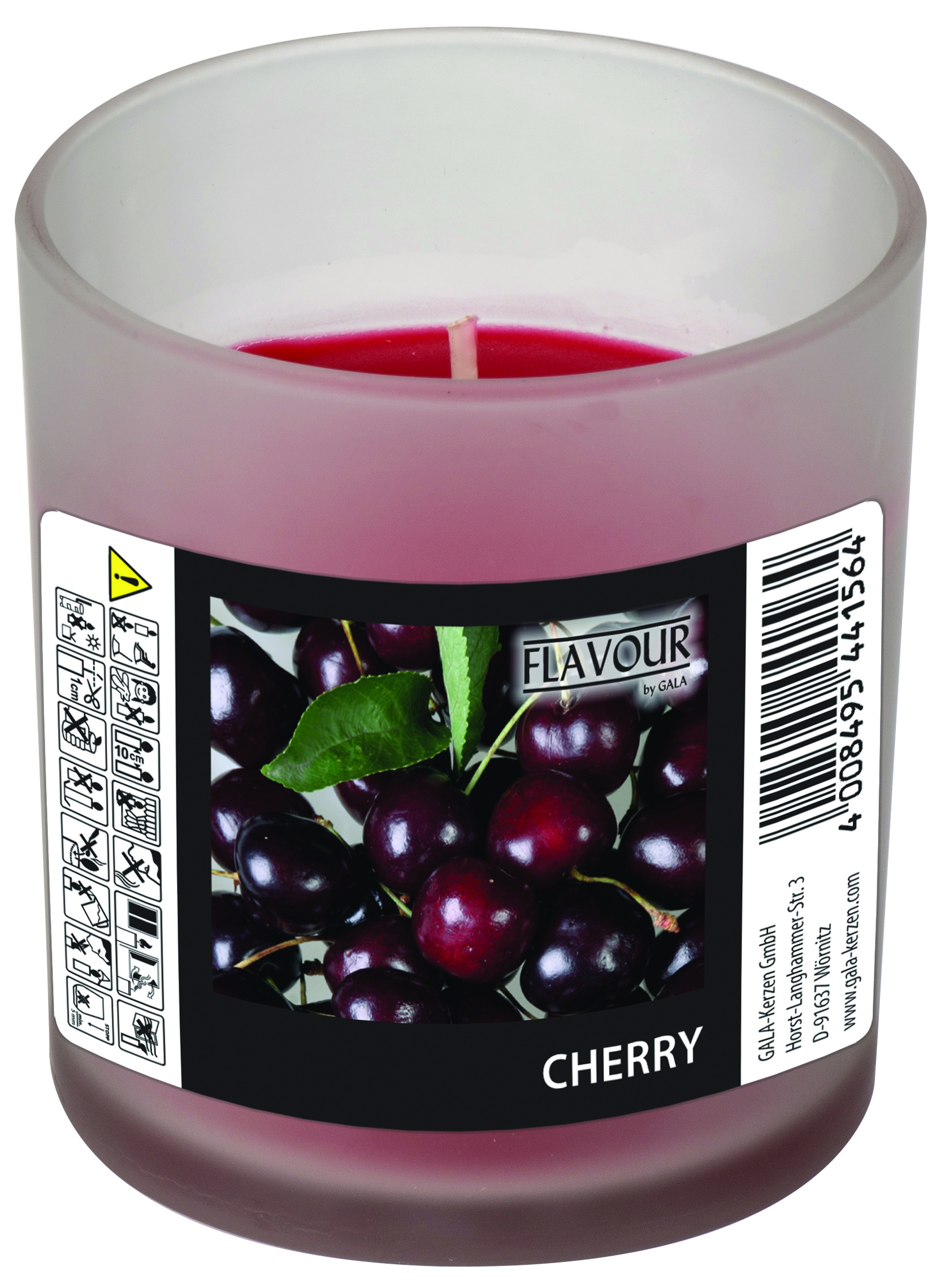 277983_043113120R06 GALA DUFTKERZE IM GLAS INDRO VINO, CHERRY
