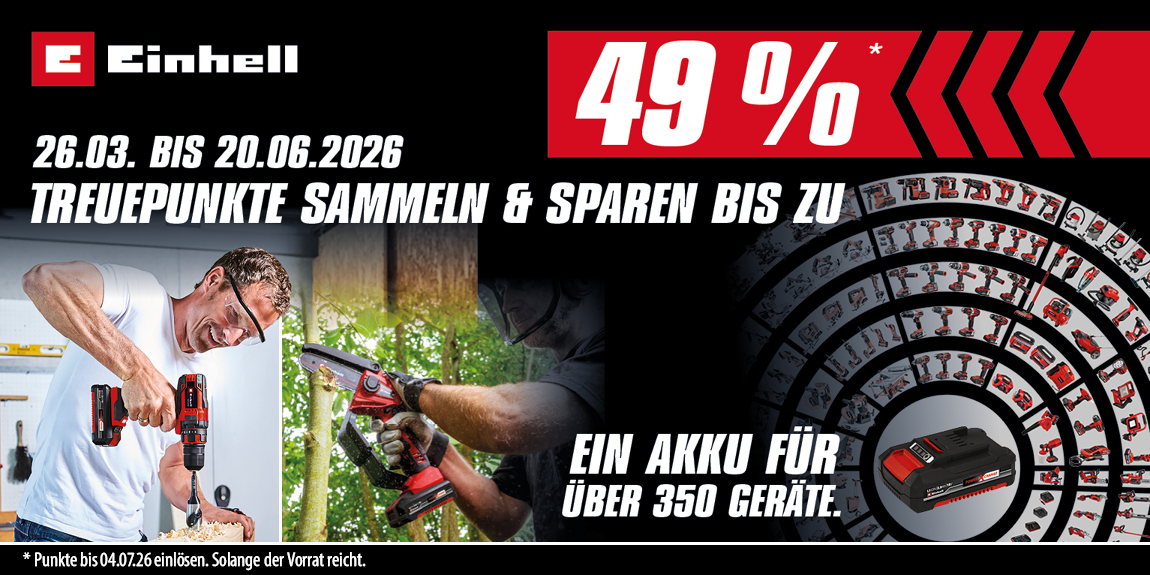 Einhell Treueaktion_Banner