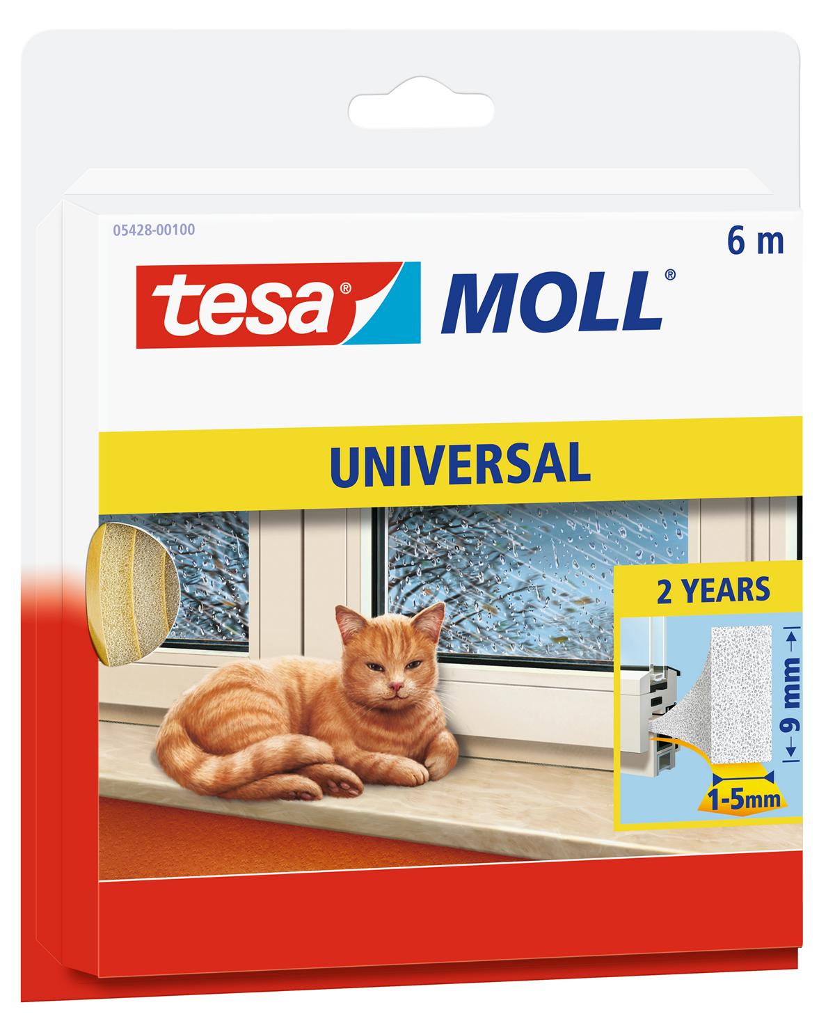 tesa Universal Schaumstoff tesamoll, weiß