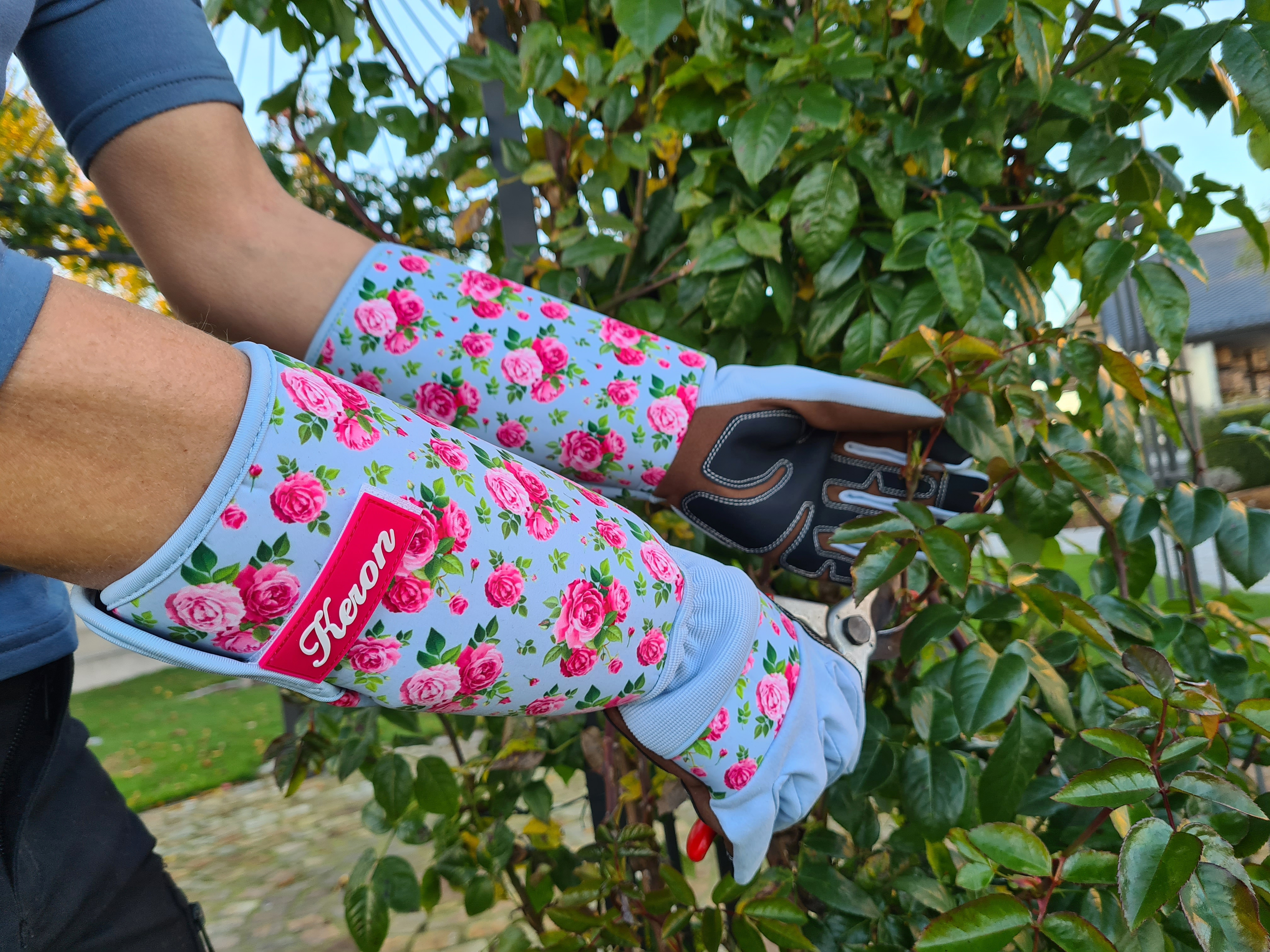 Keron Rosenhandschuh Gr. 8/M Rose Garden, hellblau