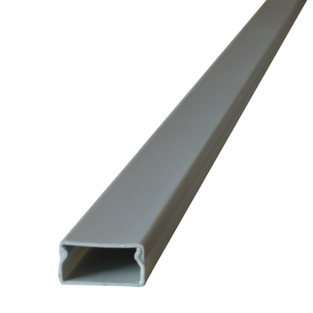 REV Kunststoffkanal 30 x 15 mm mit abnehmbaren Deckel, 2 m, silber