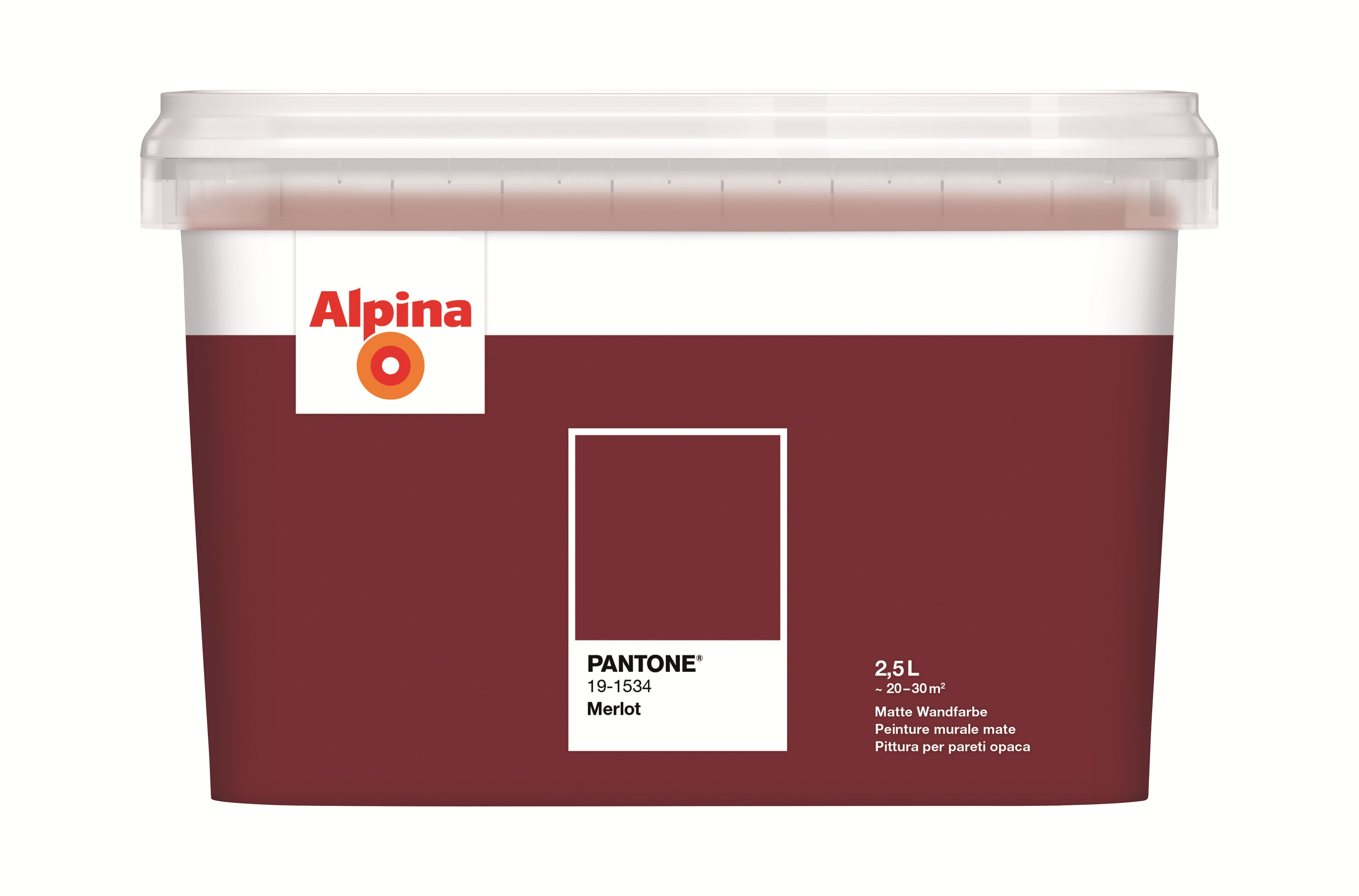 Alpina PANTONE® Merlot, 2,5 Liter