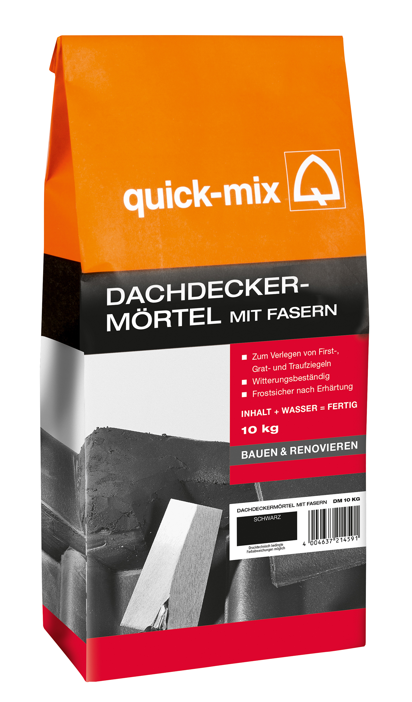 Quick Mix Dachdeckermörtel Schwarz 10 kg