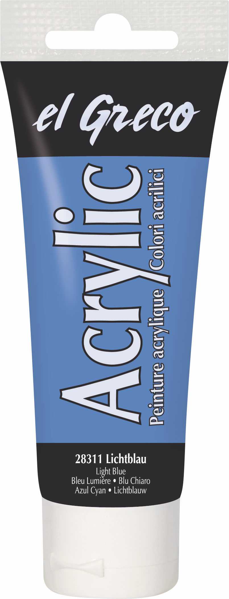 28311_KREUL_elGrecoAcrylic_Lichtblau_75ml_RGB Acrylic