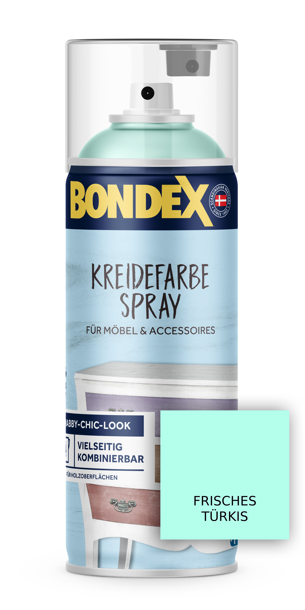 Bondex Kreidefarbe Spray frisches türkis, 0,4 l Bondex Kreidefarbe Spray frisches türkis, 0,4 l