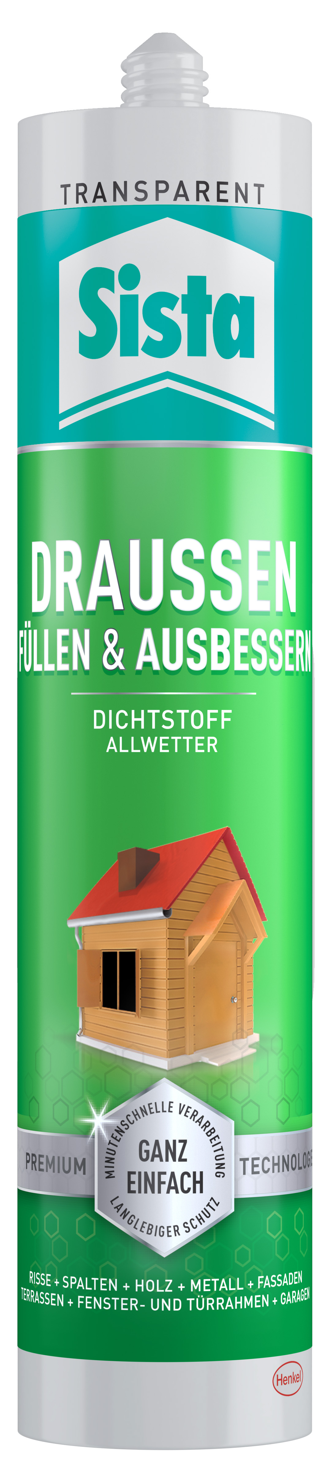 4057278009132 Sista Silikon Draussen, weiß