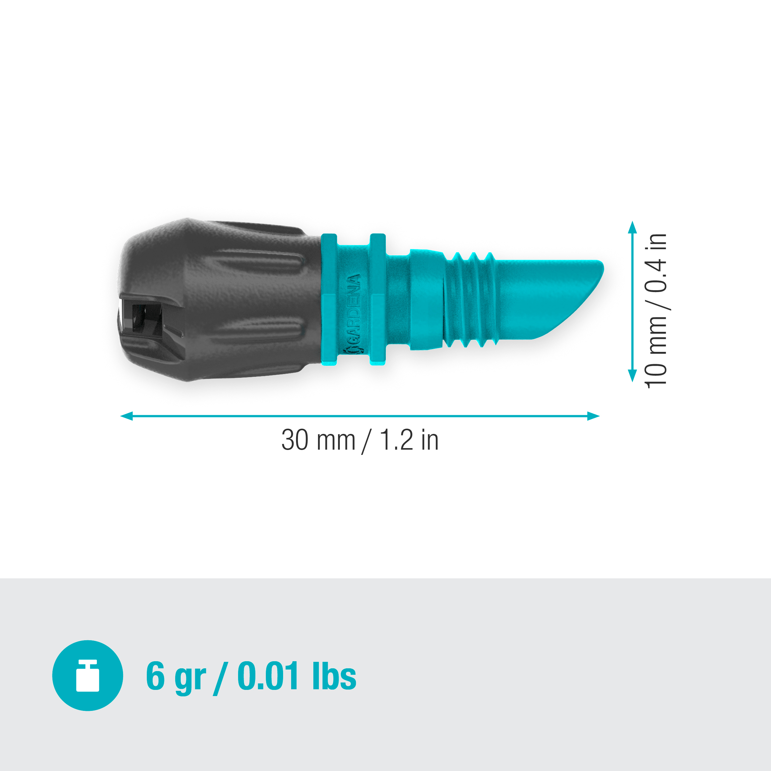 Gardena Micro-Drip-System Streifendüse - Inhalt: 5 Stück Gardena Micro-Drip-System Streifendüse - Inhalt: 5 Stück