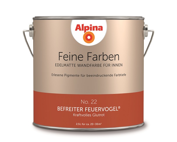 4001244758791_1 Alpina Feine Farbe No. 22, Befreiter Feuervogel