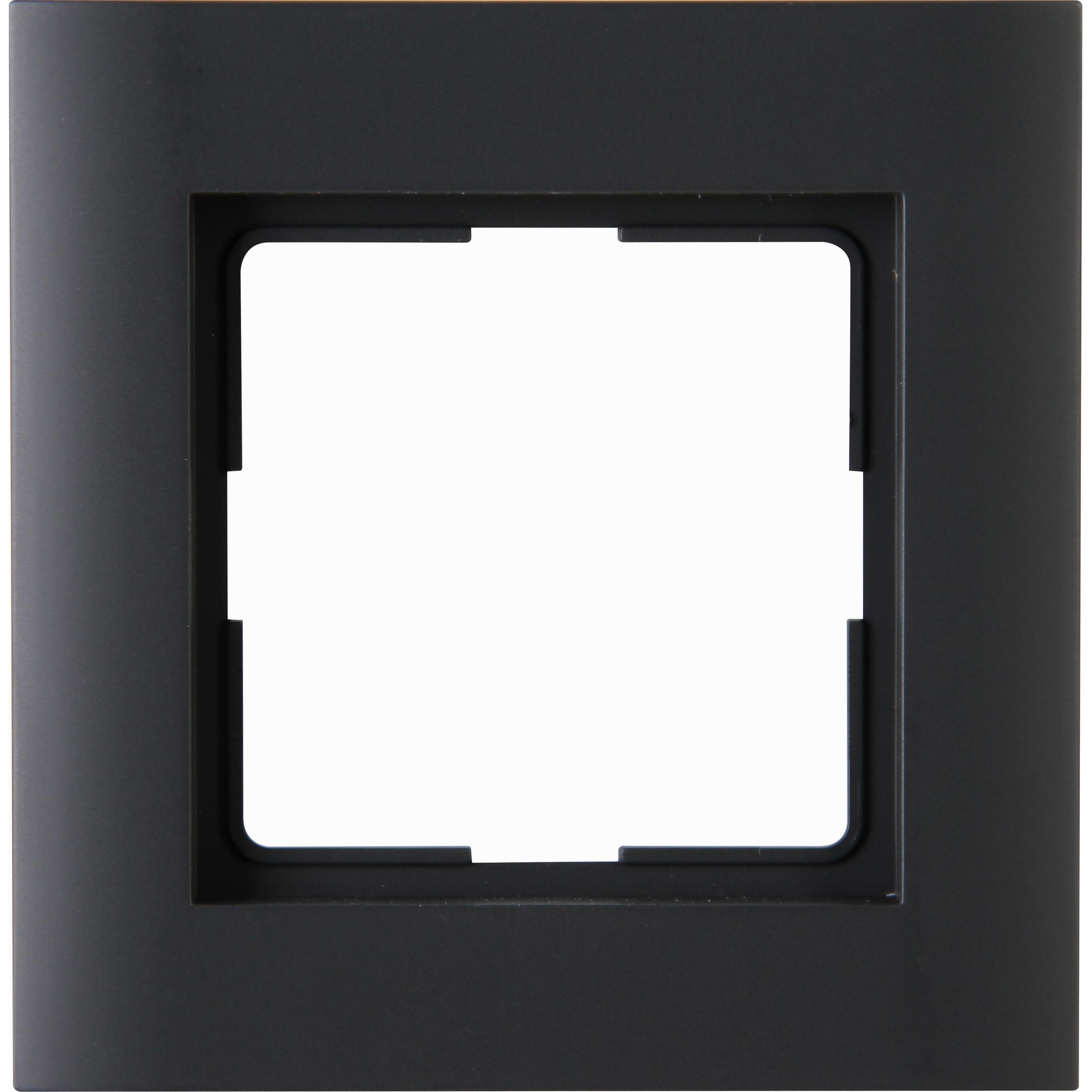 Kopp ATHENIS IP44, 1-fach Abdeckrahmen, anthrazit Kopp ATHENIS IP44, 1-fach Abdeckrahmen, anthrazit