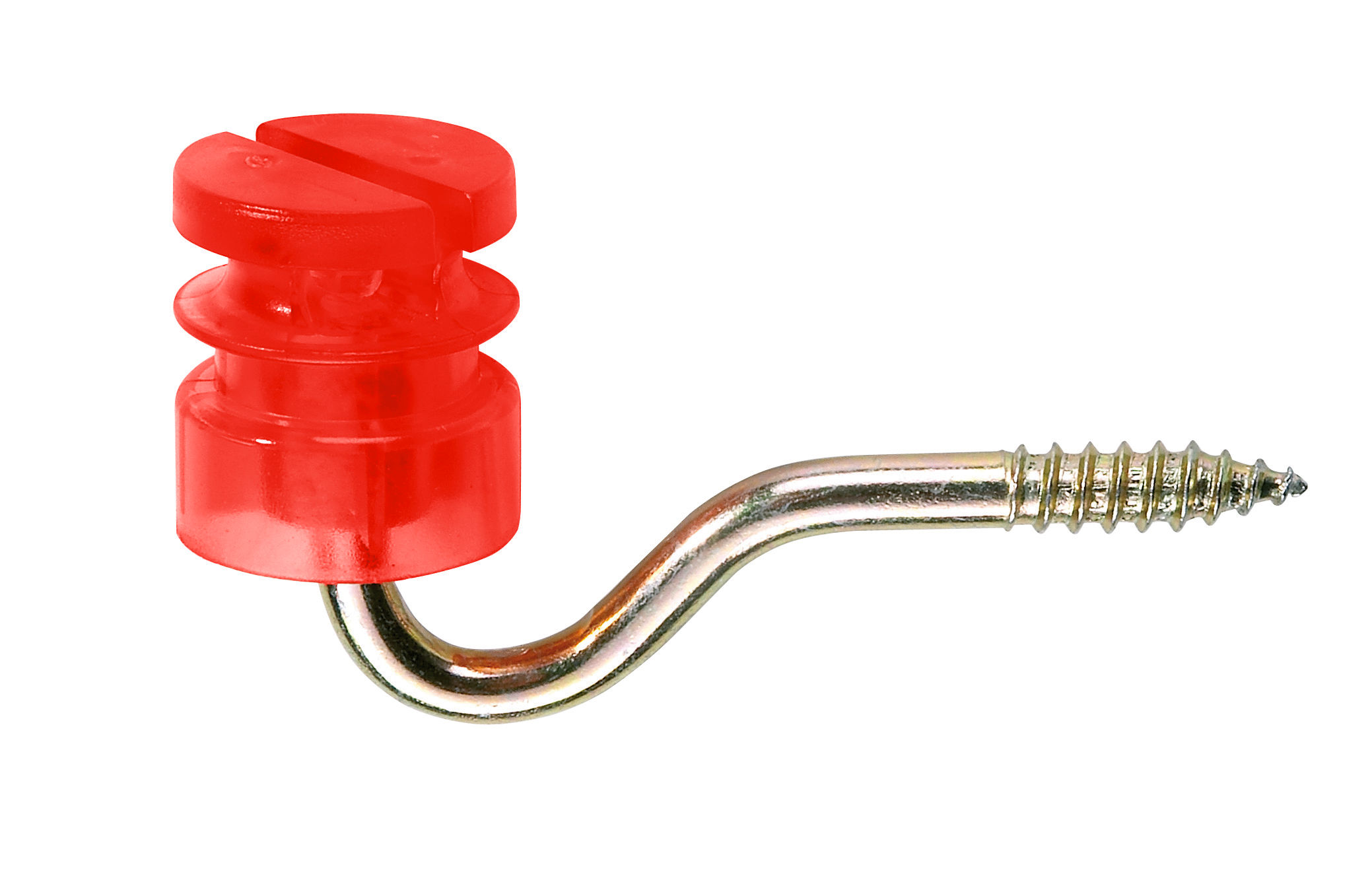 Kerbl Schlitzisolator Polycarbonat orange, 25 Stück
