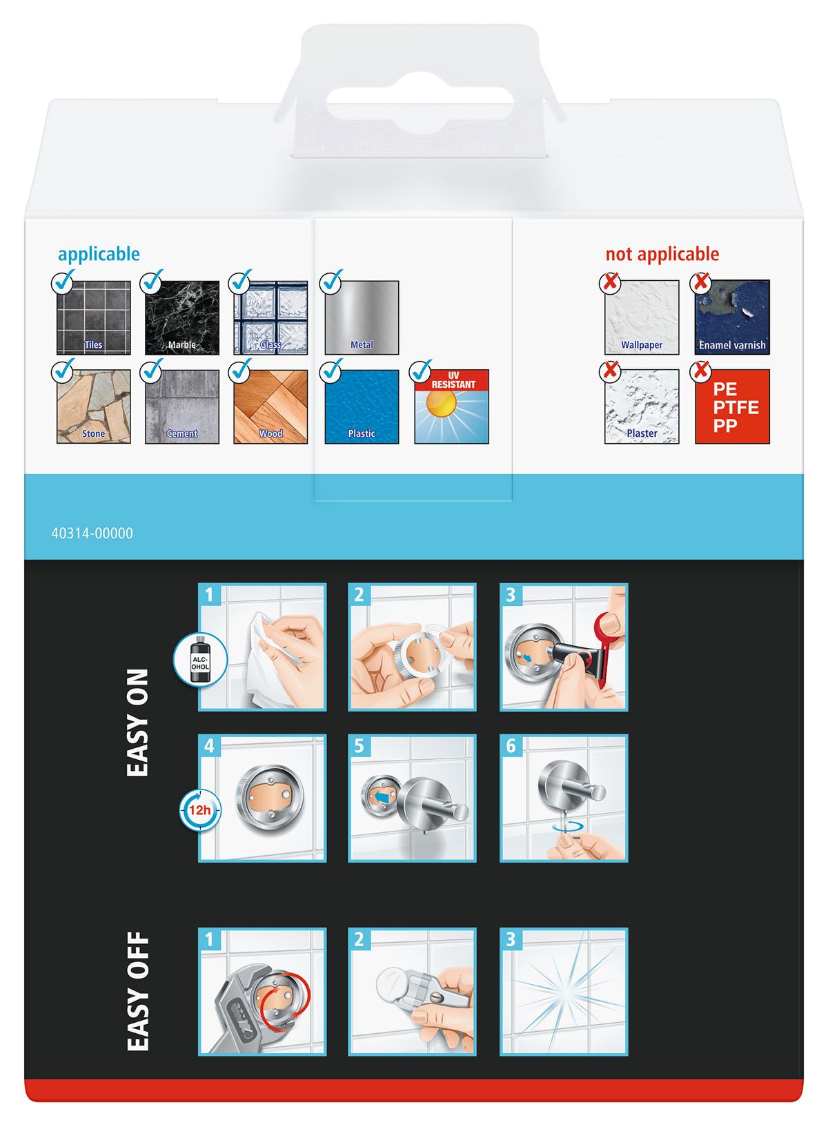 tesa_SMOOZ_403140000000_LI490_back_pa tesa Smooz Toilettenpapierhalter, ohne Deckel